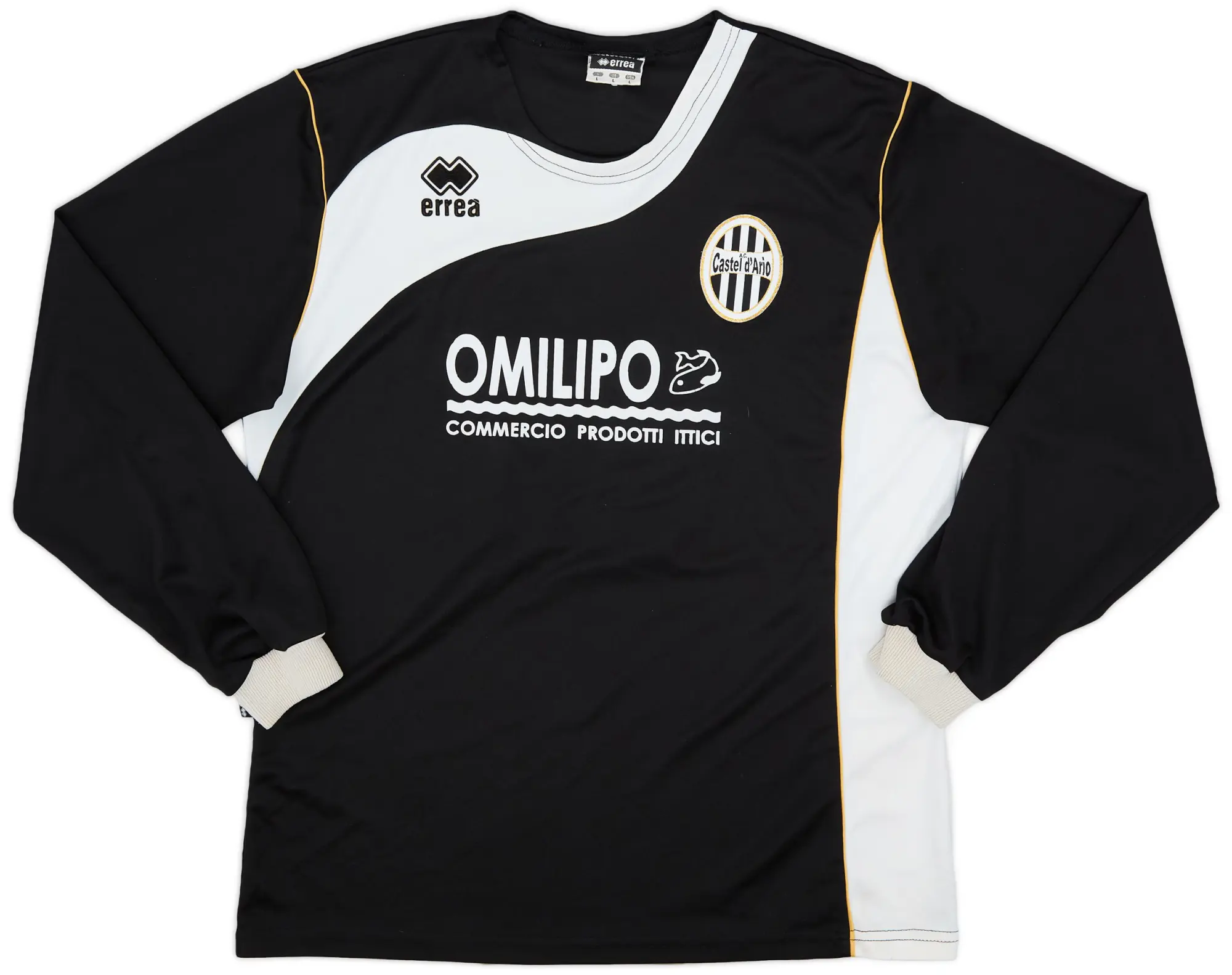 Errea 2010-11 Castel d'Ario Home L/S Shirt #2 - 8/10 - (L)