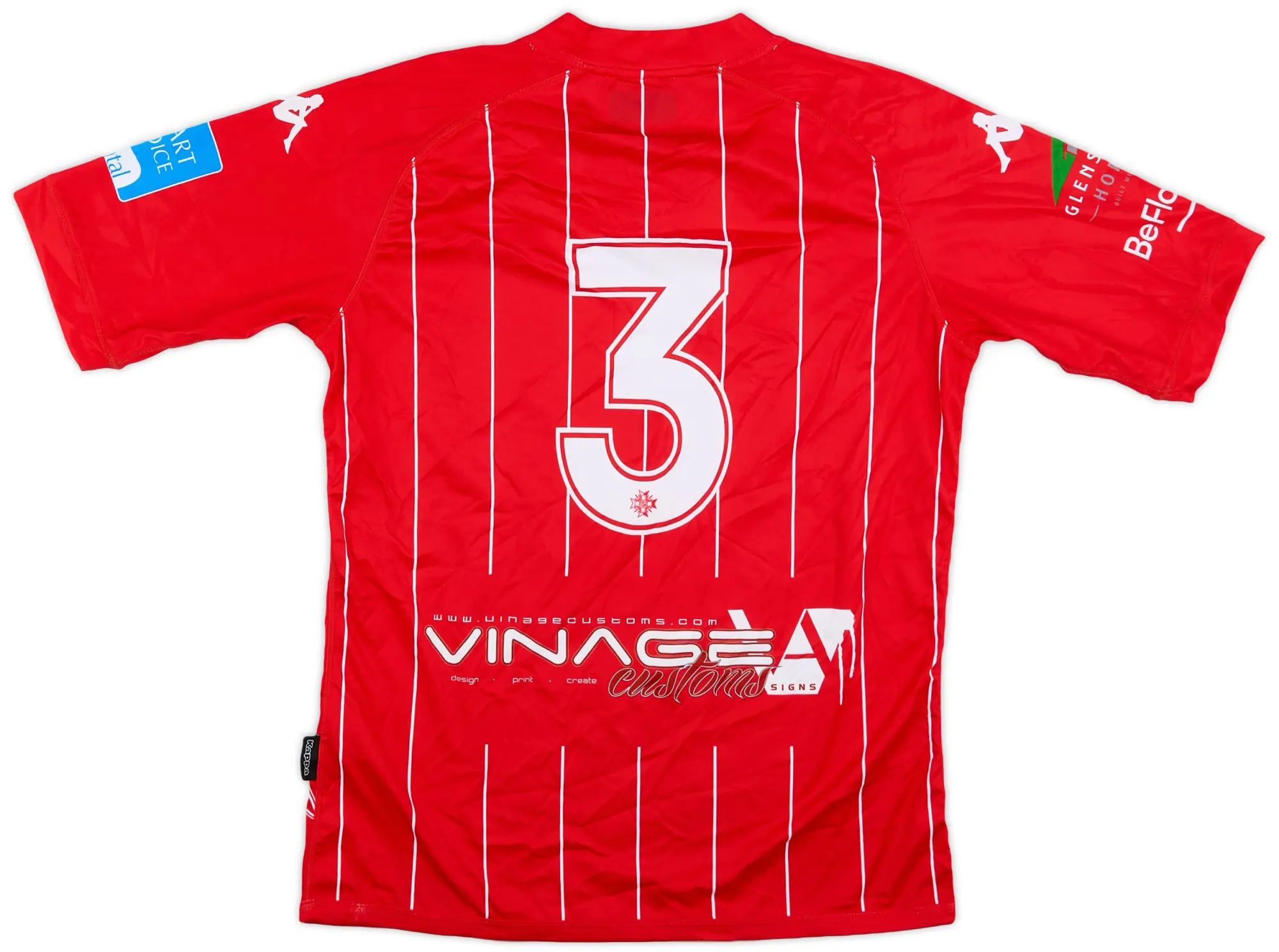 Kappa 2019-20 George Cross FC Home Shirt #3 - 9/10 - (S)