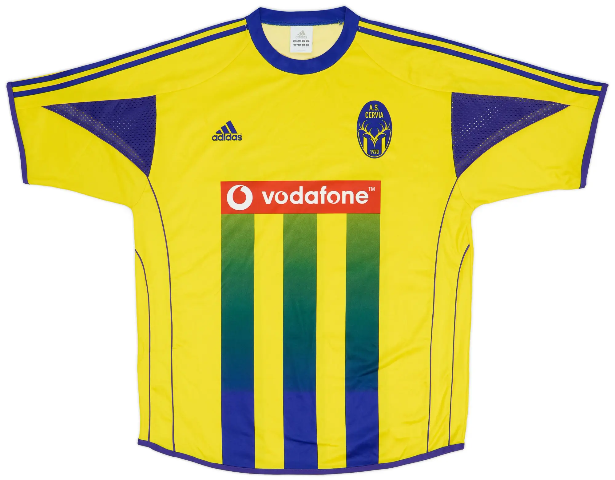 adidas 2004-05 AS Cervia Signed Away Shirt - 8/10 - (XL)