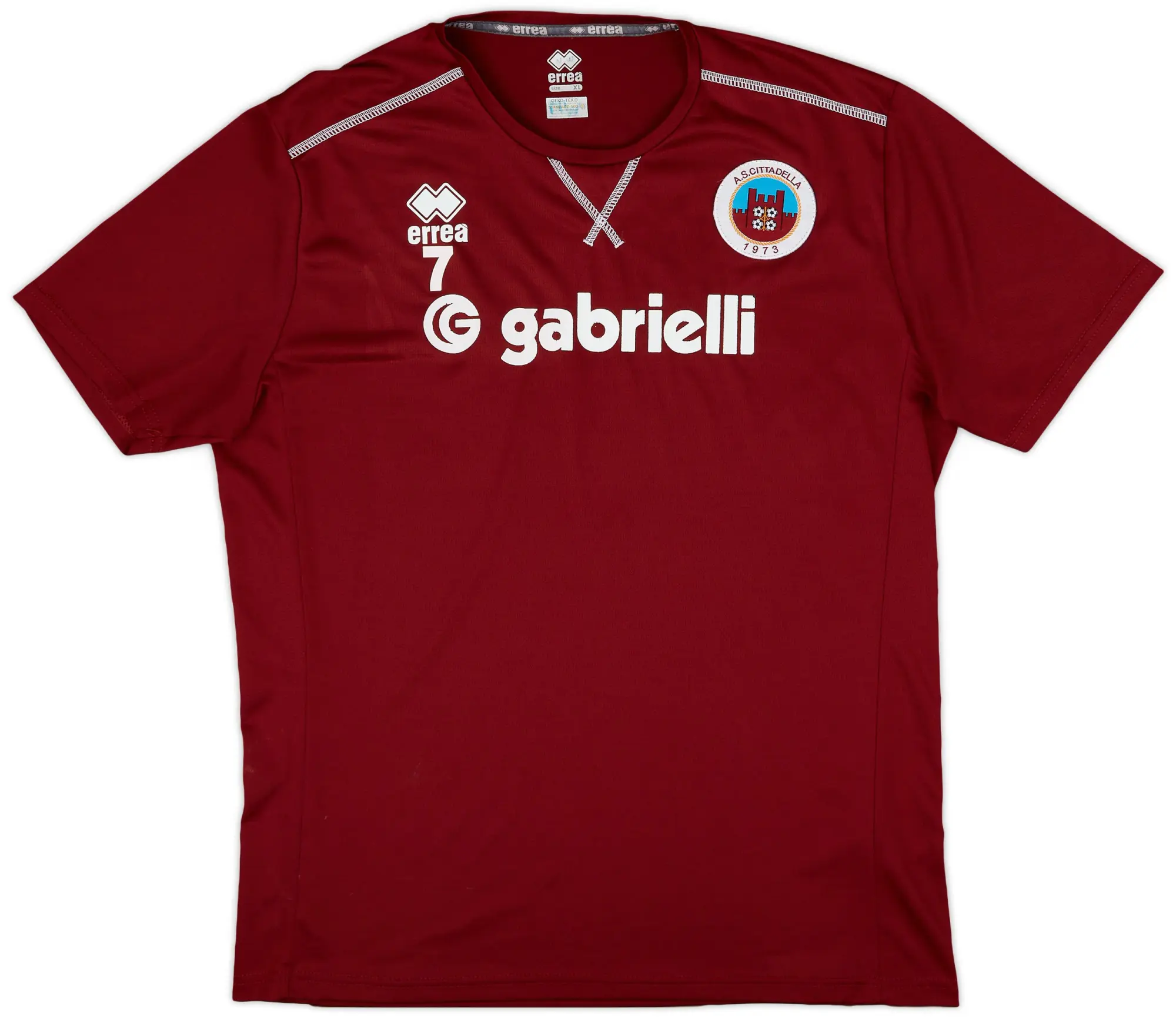 2023-24 Cittadella Player Issue Errea Training Shirt #7 - 7/10 - (XL)