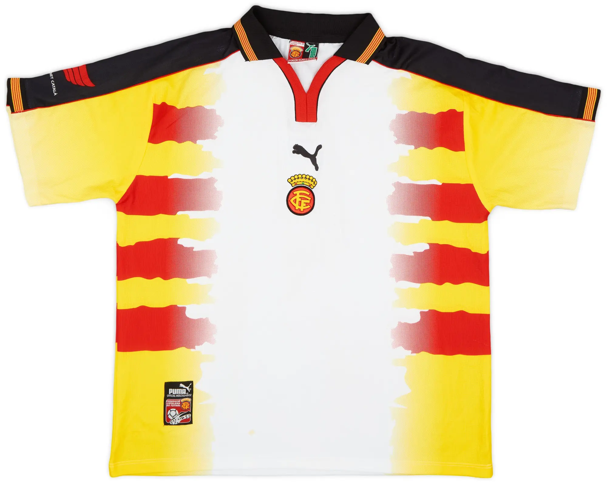 Puma 1999-00 Catalunya Home Shirt - 8/10 - (L)