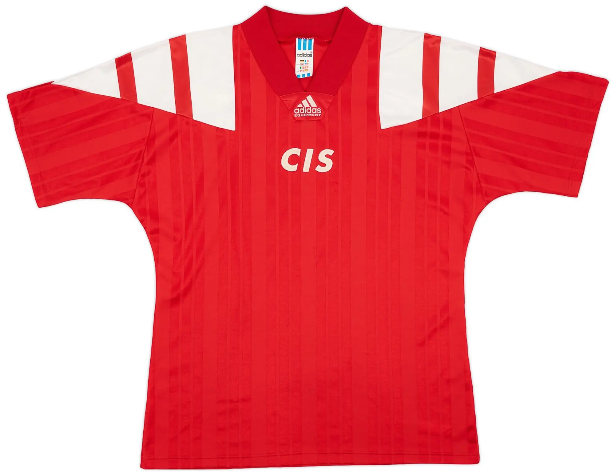 adidas 1992-93 CIS Home Shirt - 8/10 - (L)