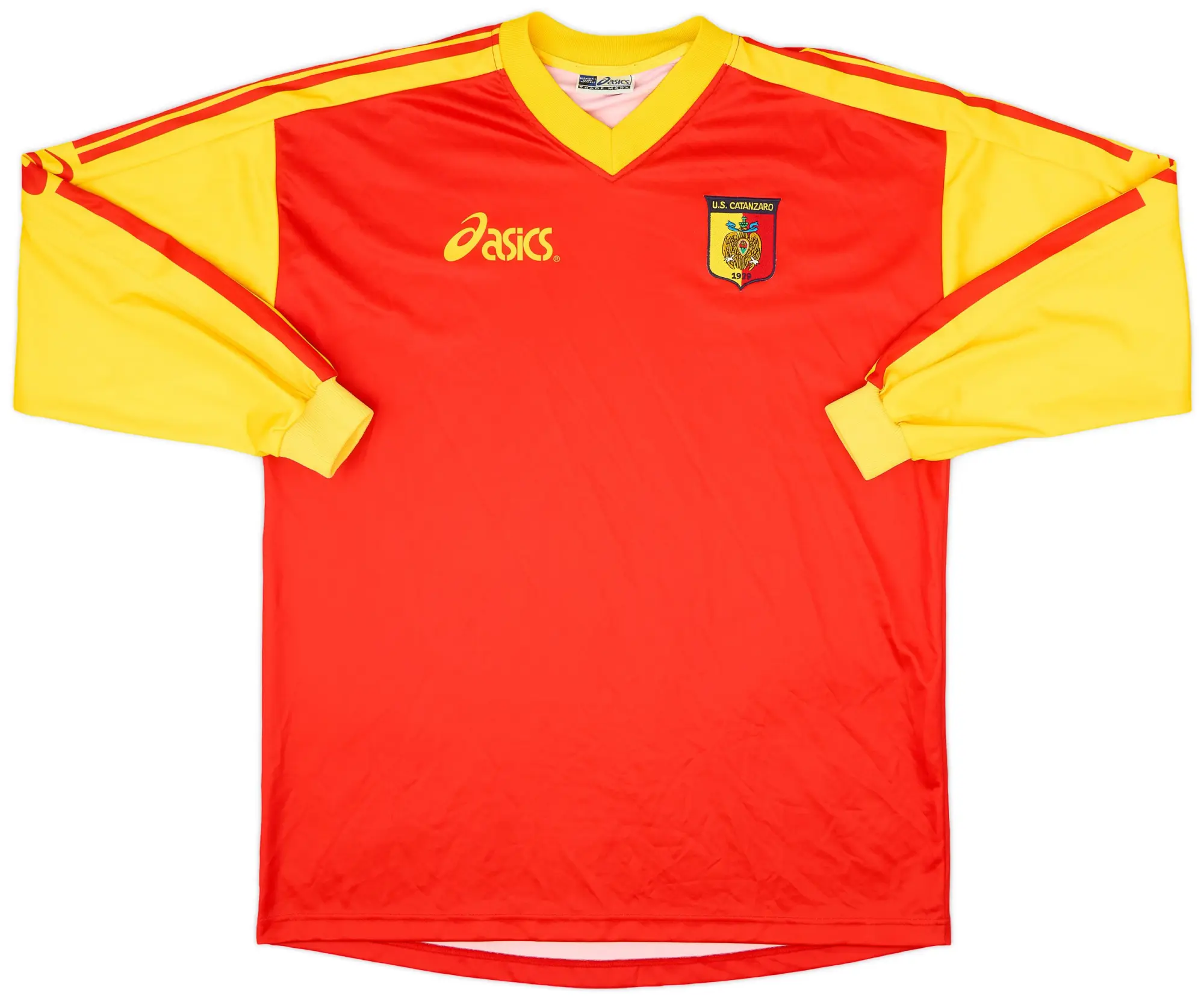 2007-08 Catanzaro Asics Training L/S Shirt - 9/10 - (XXL)