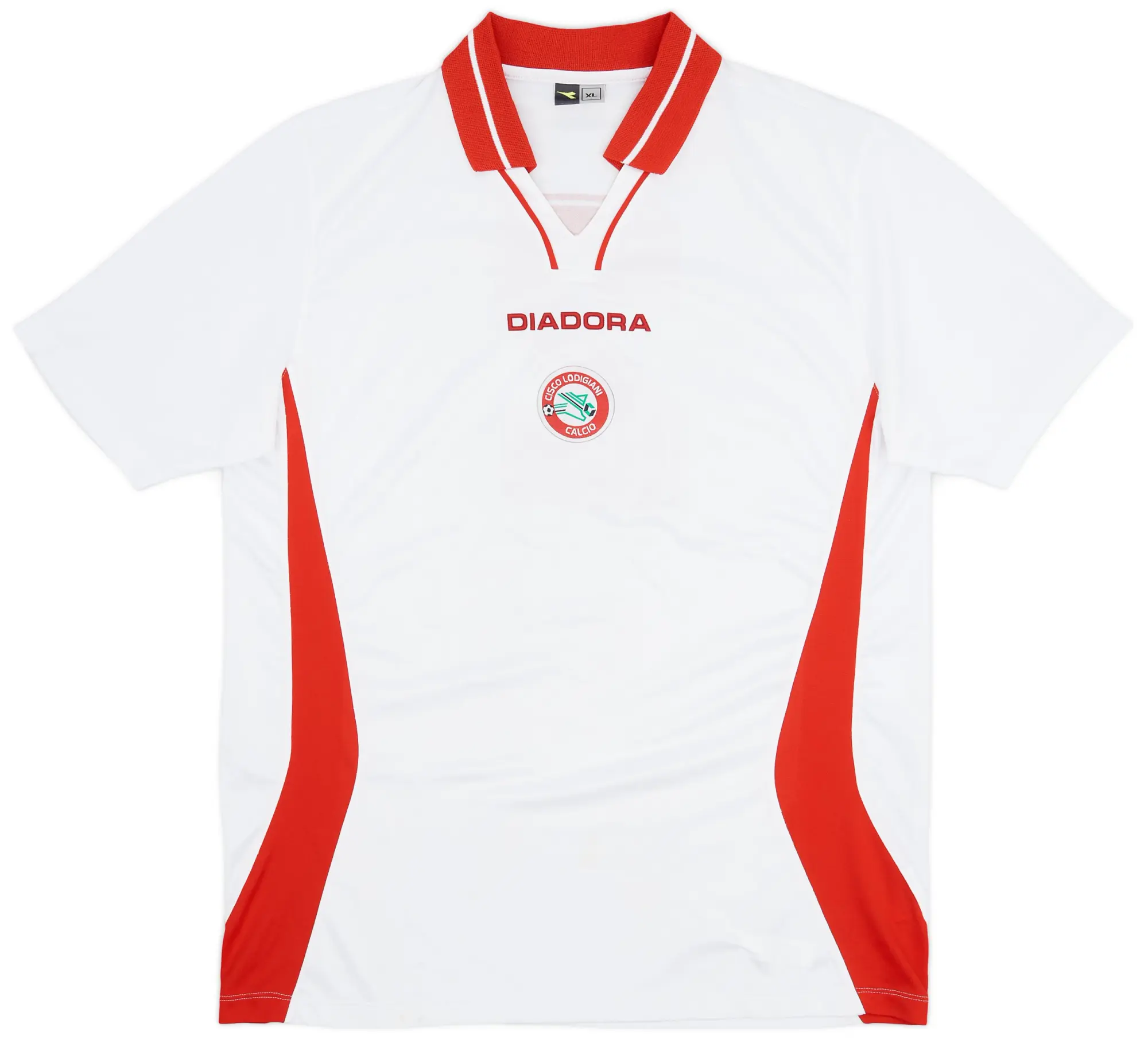 Diadora 2004-05 Cisco Lodigiani Calcio Away Shirt #2 - 7/10 - (XL)