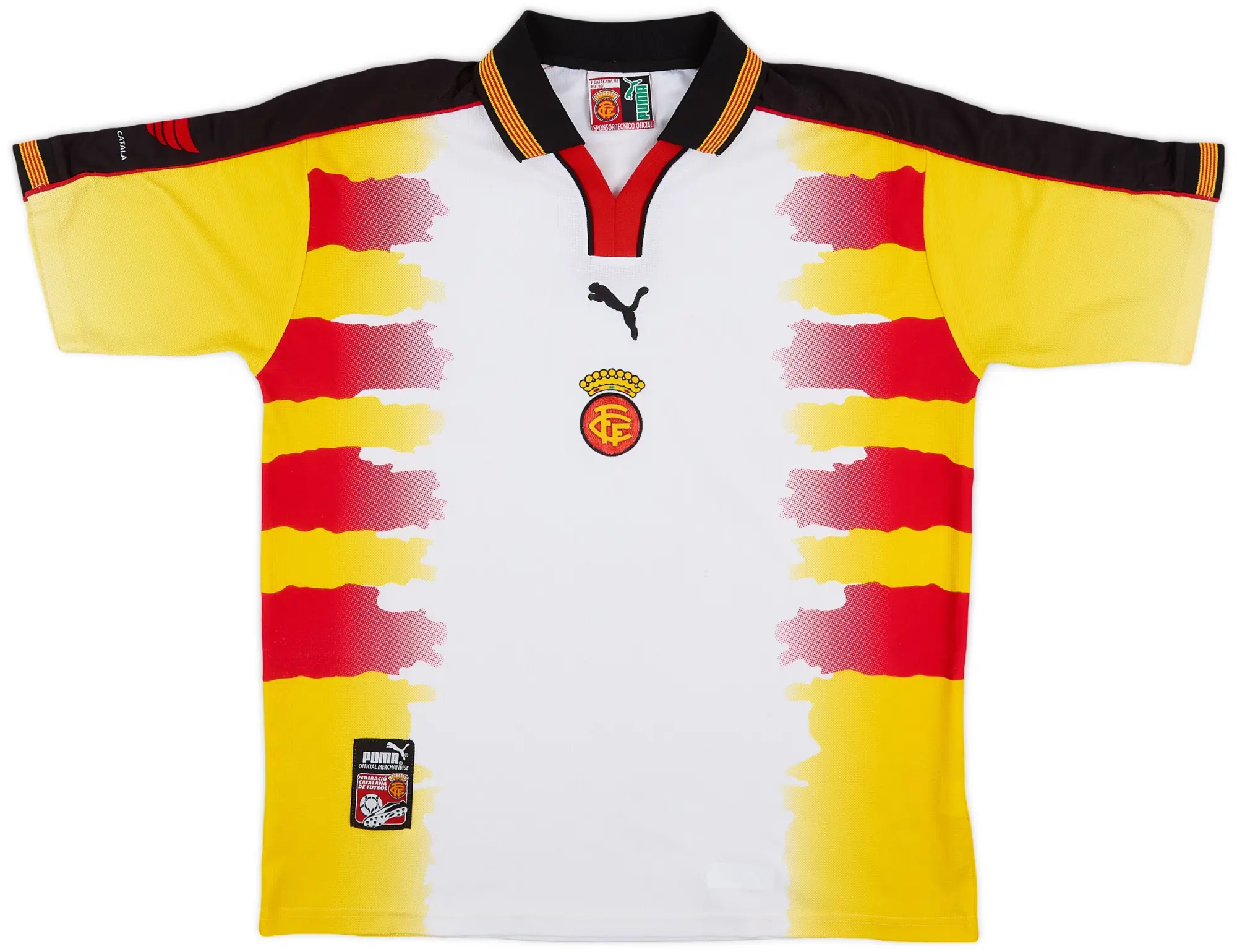 Puma 1999-00 Catalunya Home Shirt - 6/10 - (L)