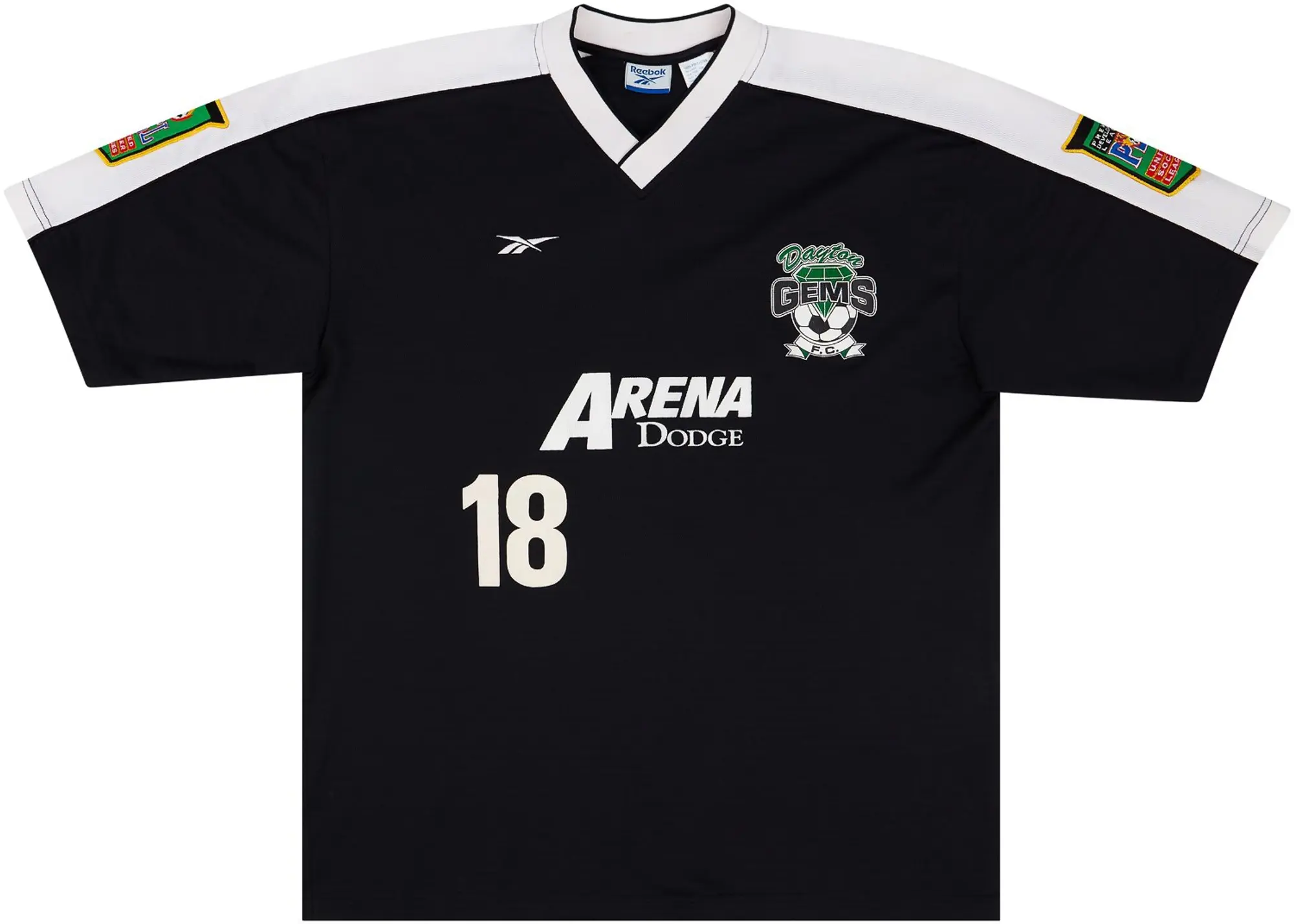 Reebok 2000 Dayton Gems Match Issue Home Shirt #18