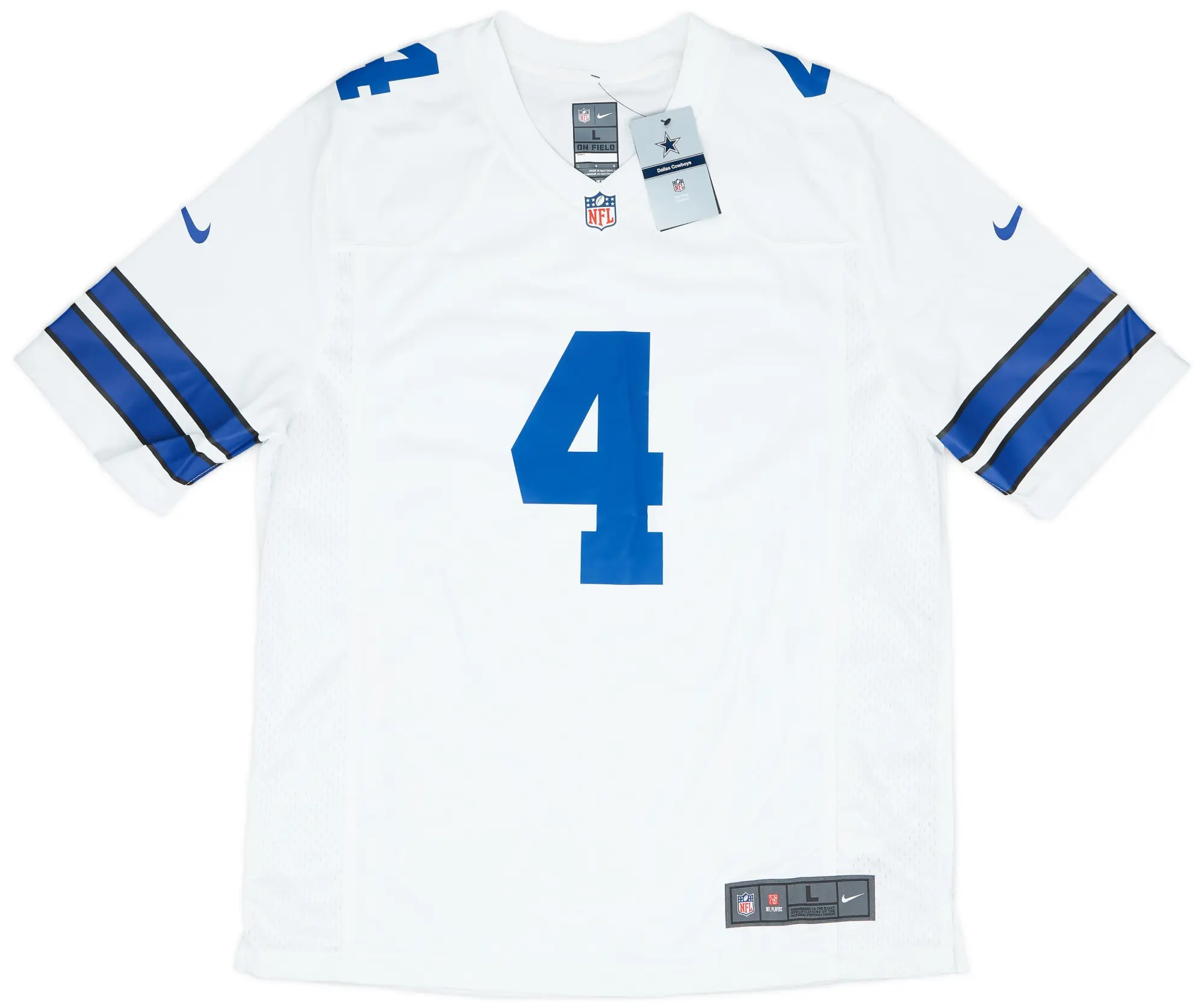 2016-24 Dallas Cowboys Prescott #4 Nike Game Home Jersey (L)