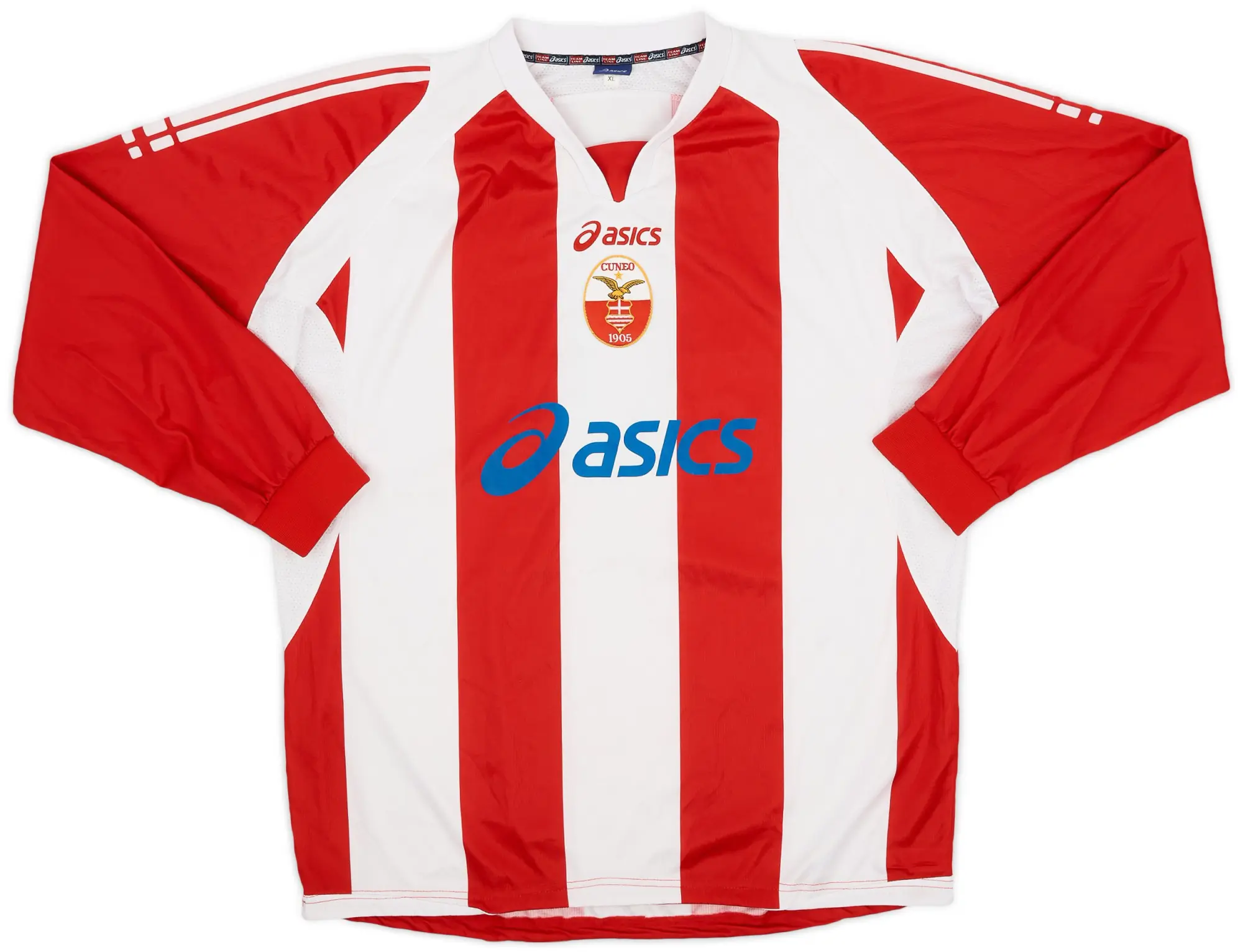 Asics 2007-08 Cuneo Home L/S Shirt #6 - 8/10 - (XL)