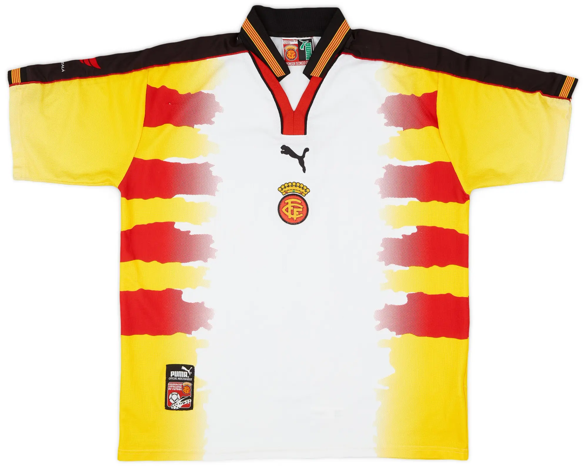 Puma 1999-00 Catalunya Home Shirt - 8/10 - (L)