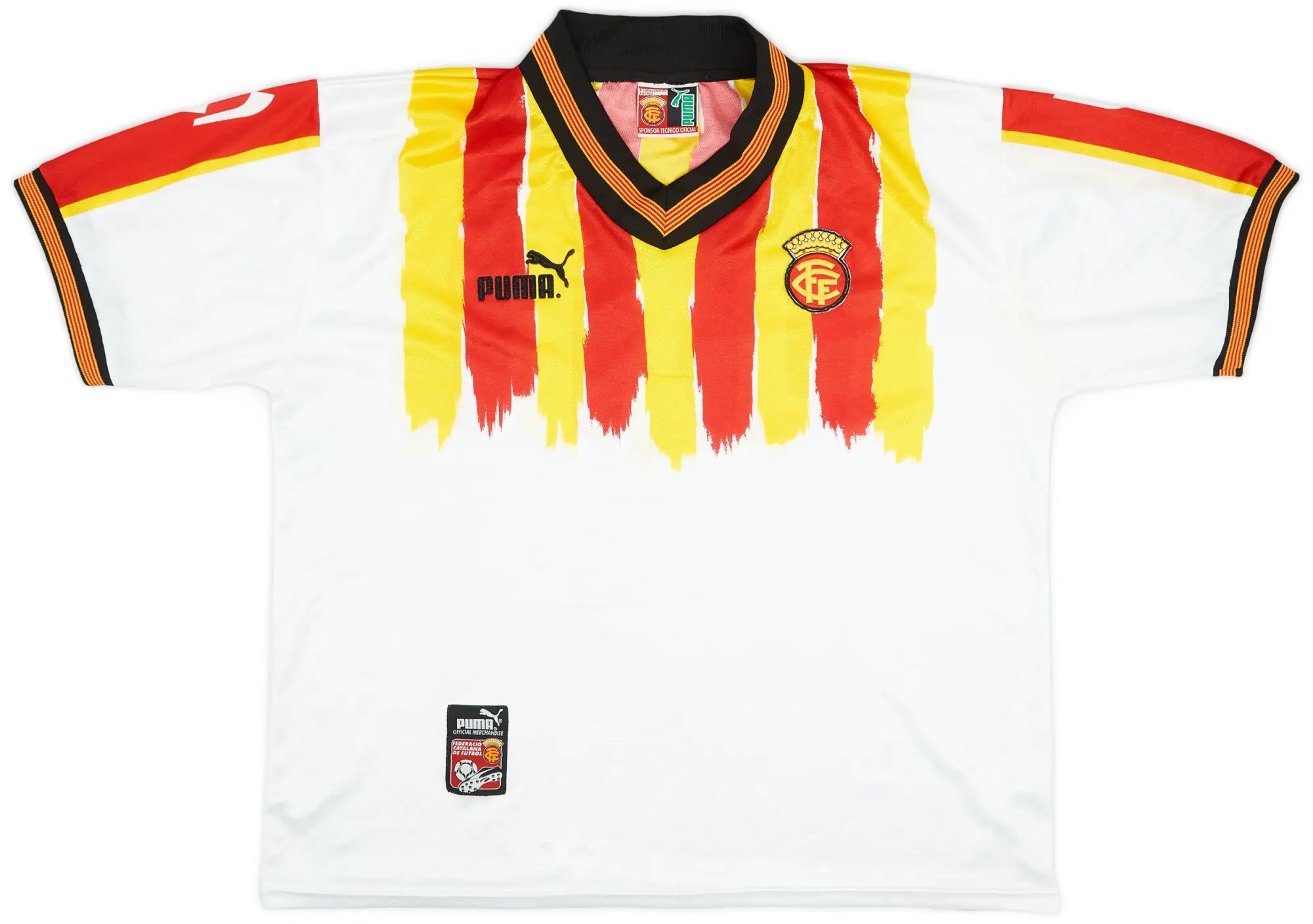 Puma 1997-98 Catalunya Home Shirt - 8/10 - (XL)