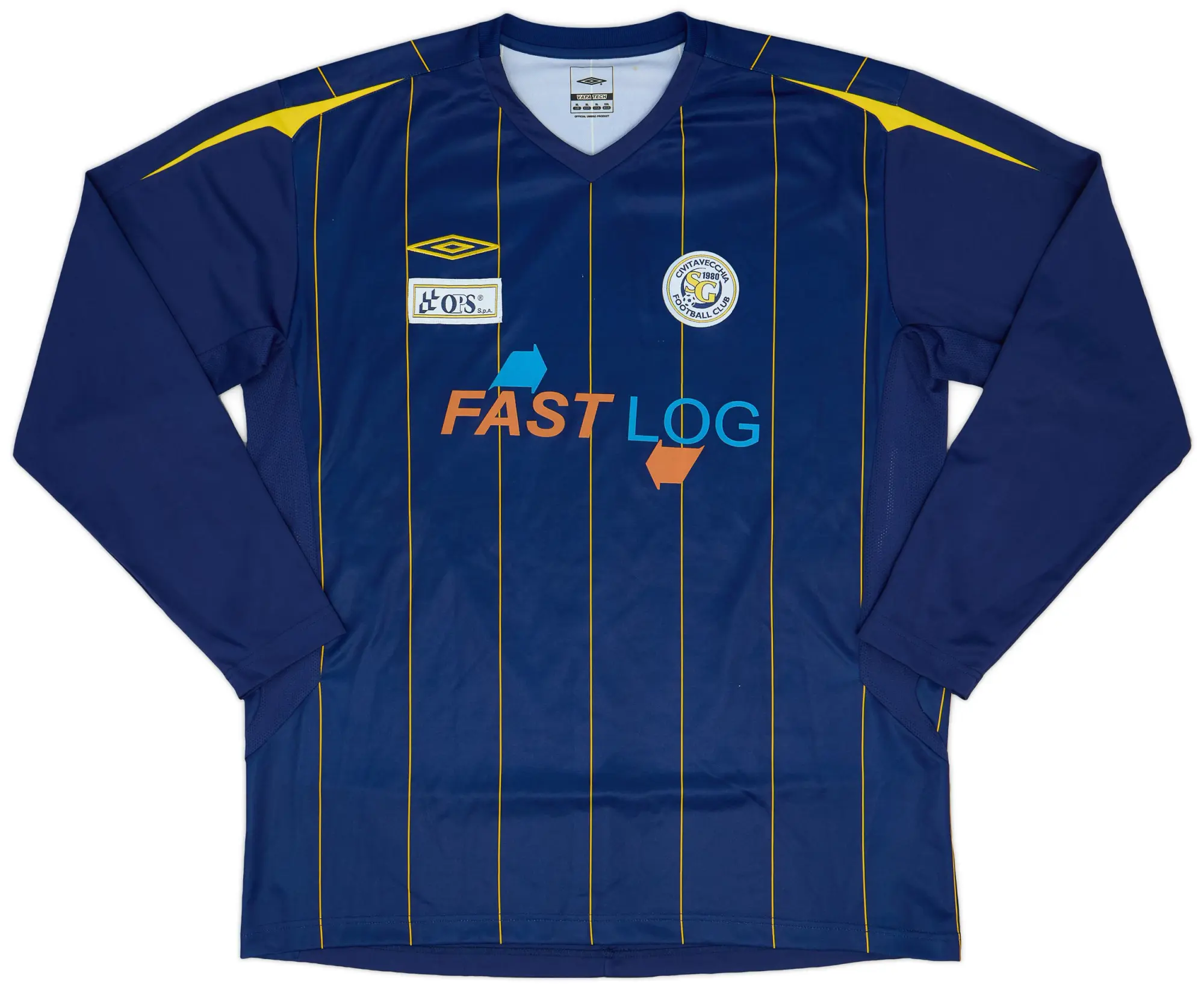 Umbro 2000s Civitavecchia Home L/S Shirt - 8/10 - (XL)