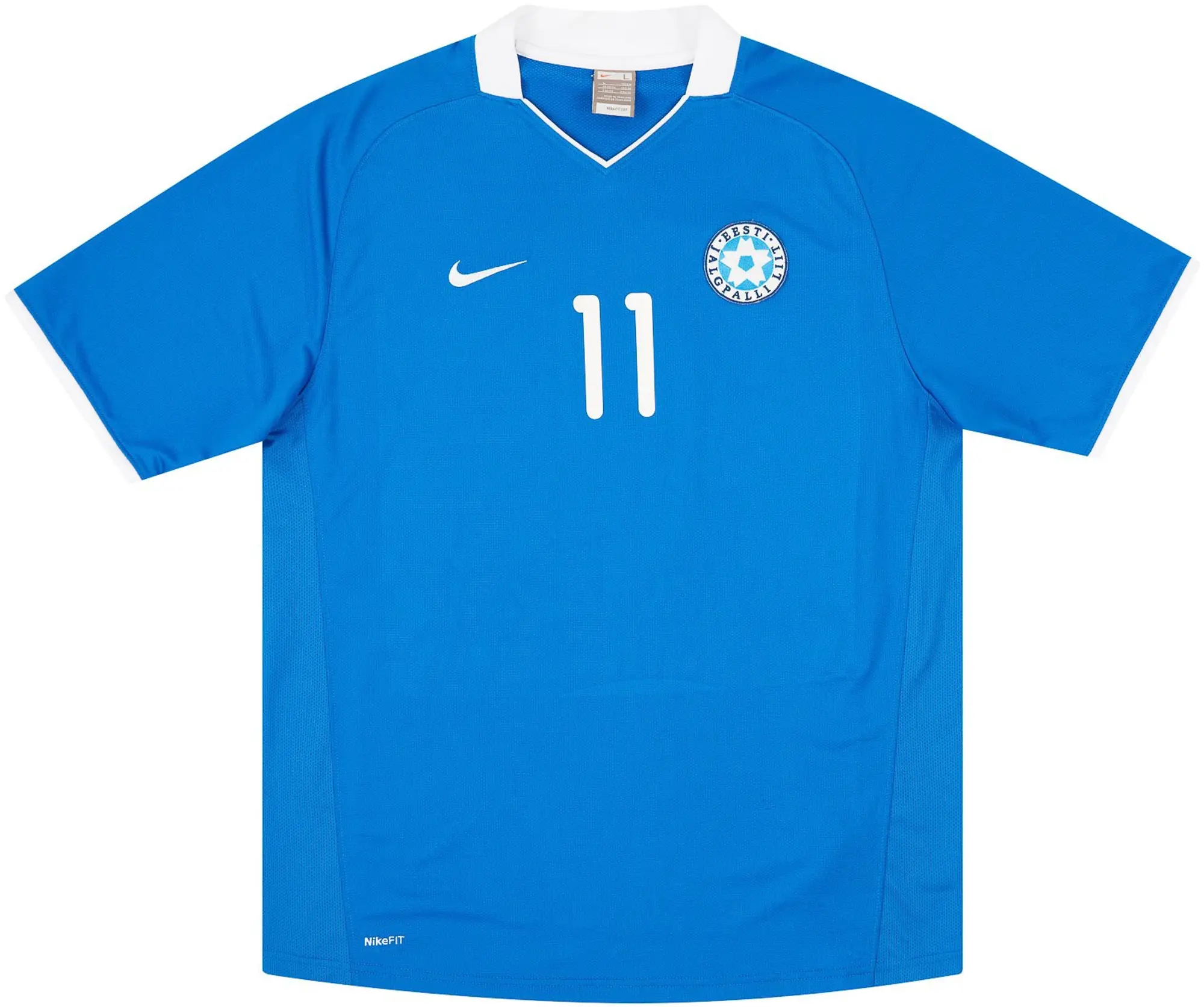 Nike 2008-09 Estonia Match Issue Home Shirt #11