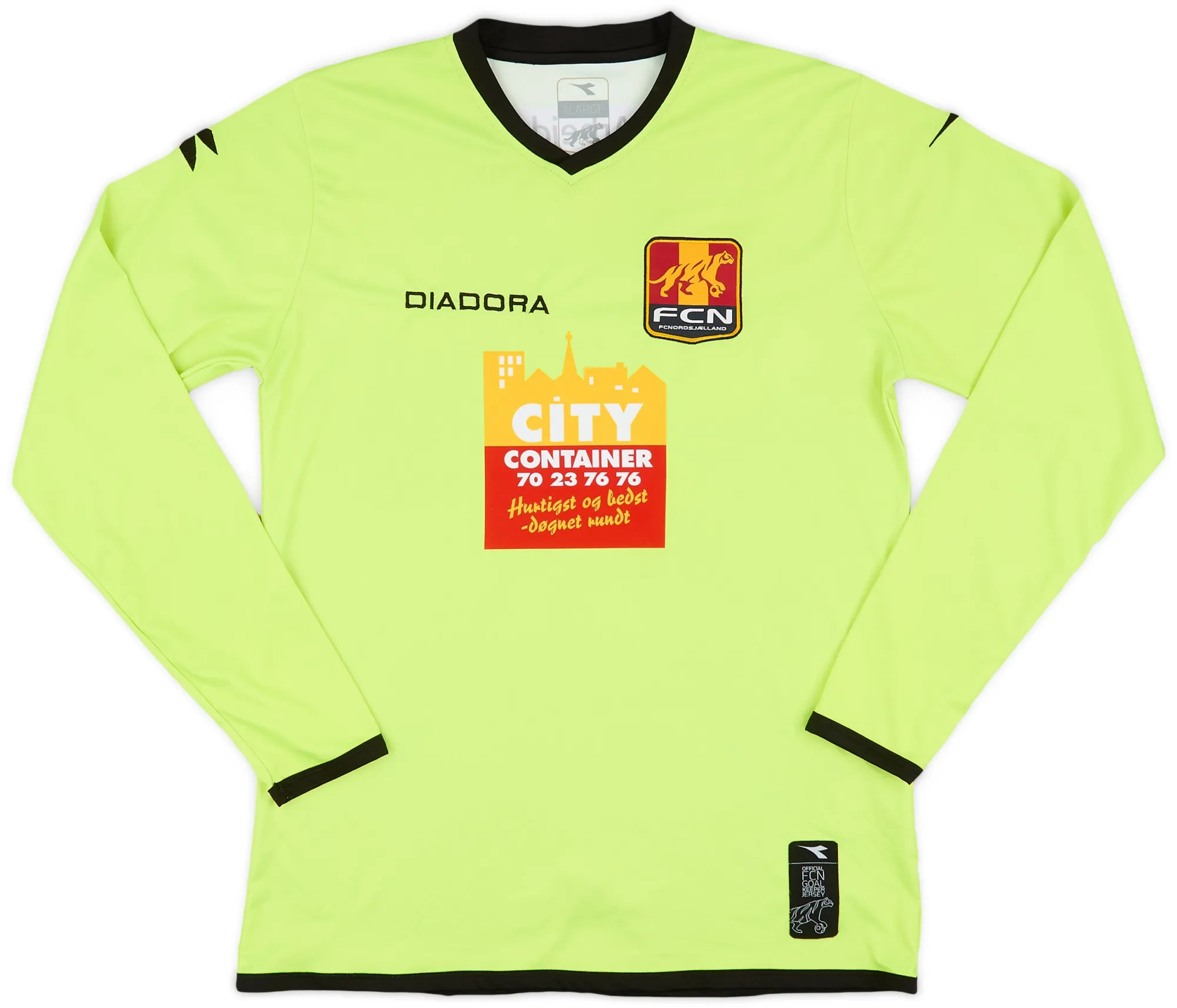 Diadora Mens LS Goalkeeper Home Shirt 2013/14