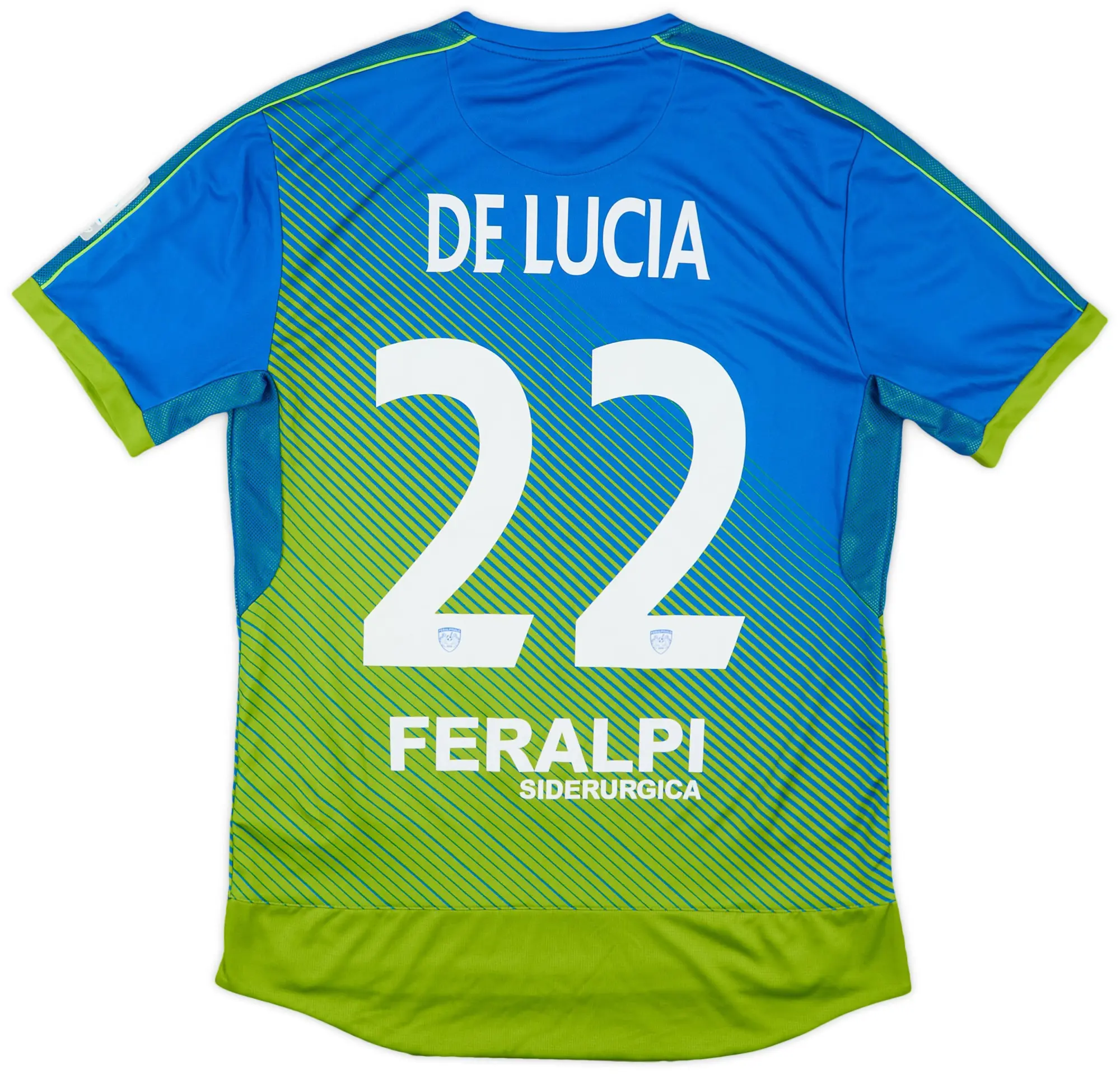 Errea 2018-19 Feralpisalo Match Issue GK Shirt De Lucia #22
