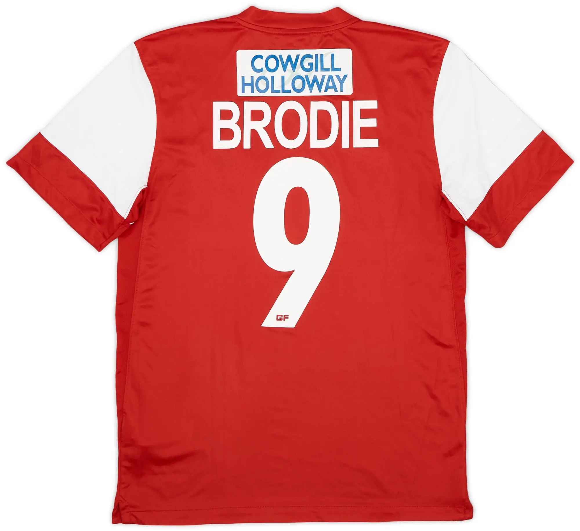 Nike 2011-12 Fleetwood Home Shirt Brodie #9 - 7/10 - (S)