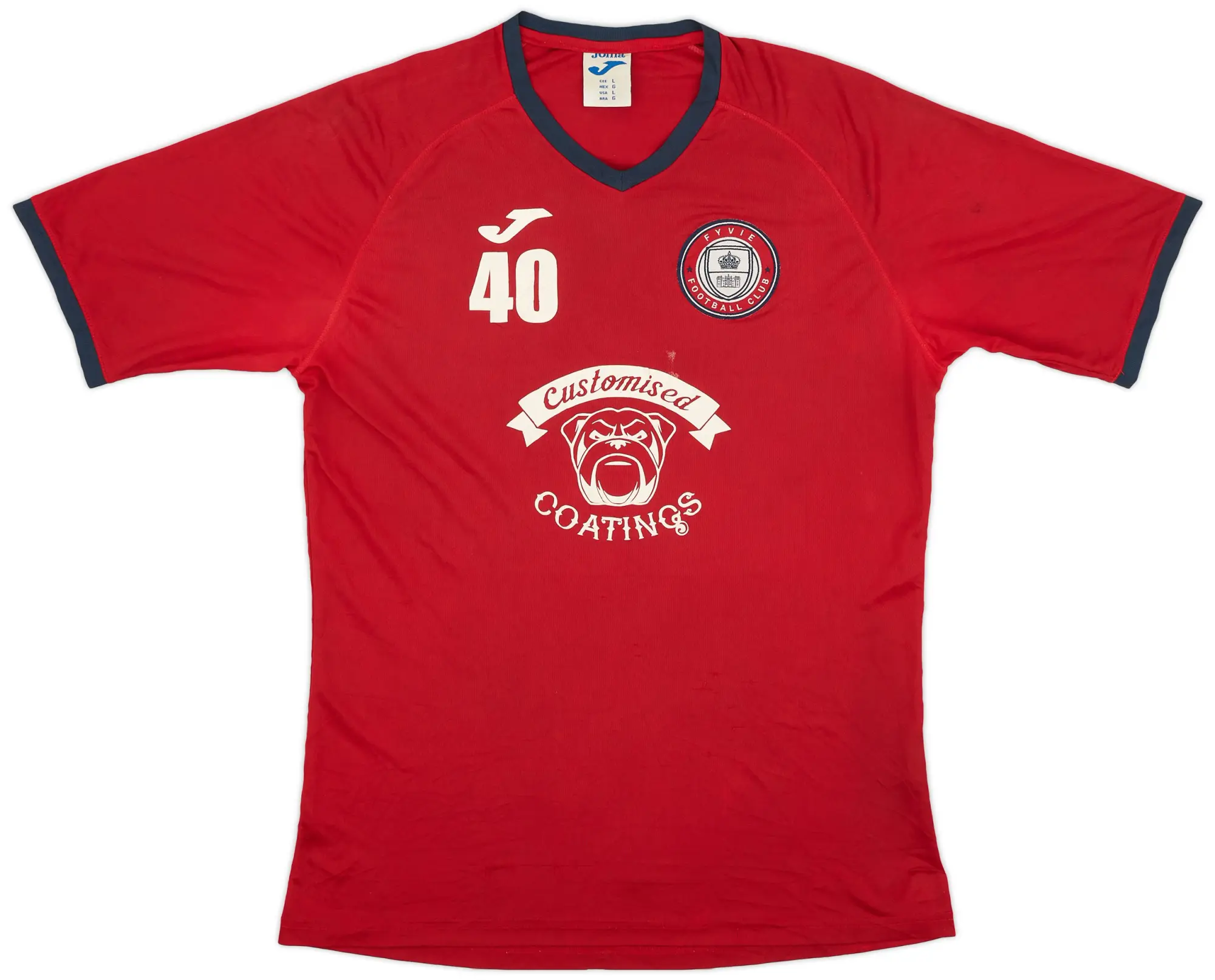 Joma 2020s Fyvie Jome Player Issue Training Shirt #40 - 5/10 - (L)