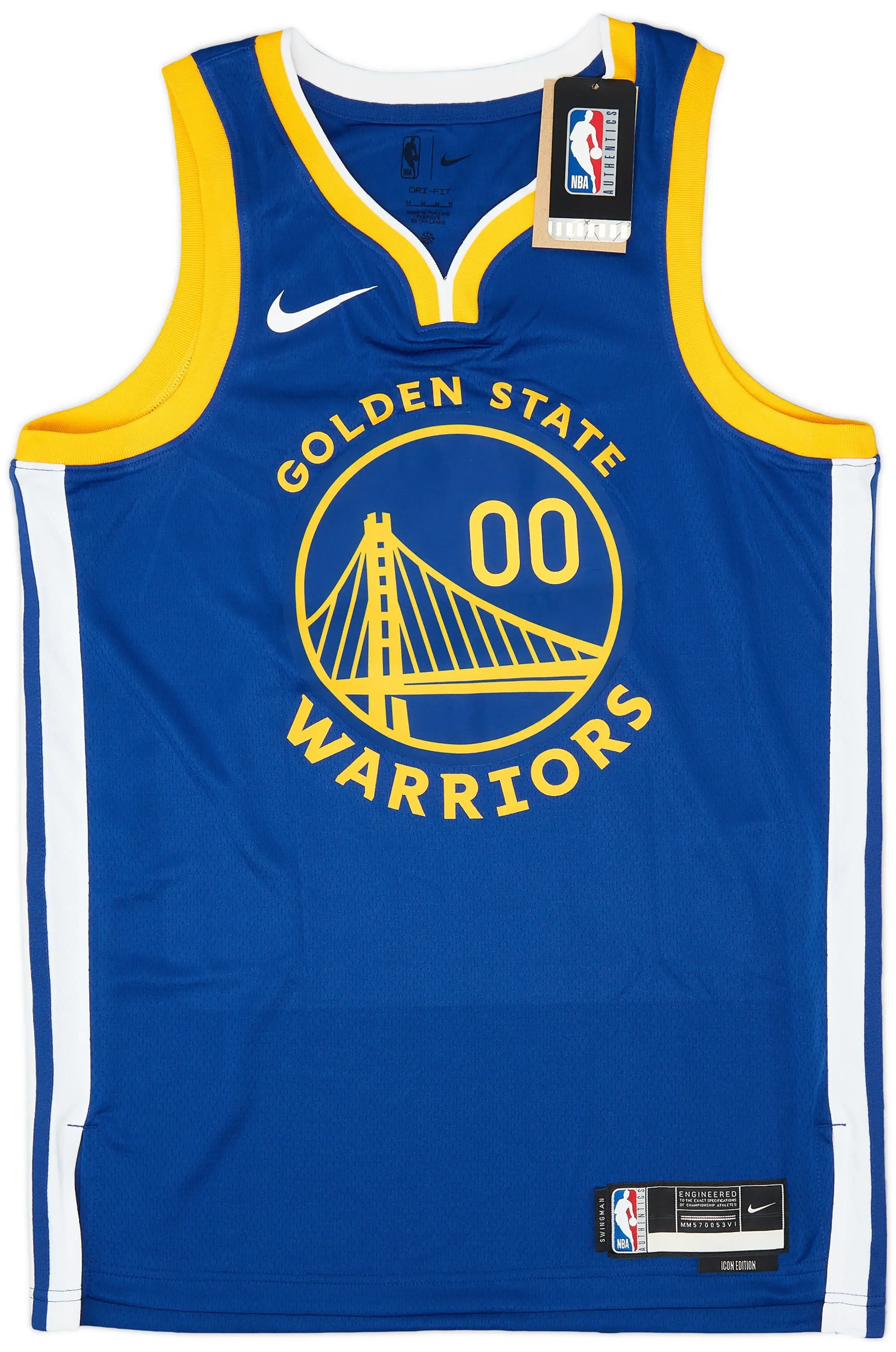2021-24 Golden State Warriors Kuminga #00 Nike Swingman Away Jersey (M)