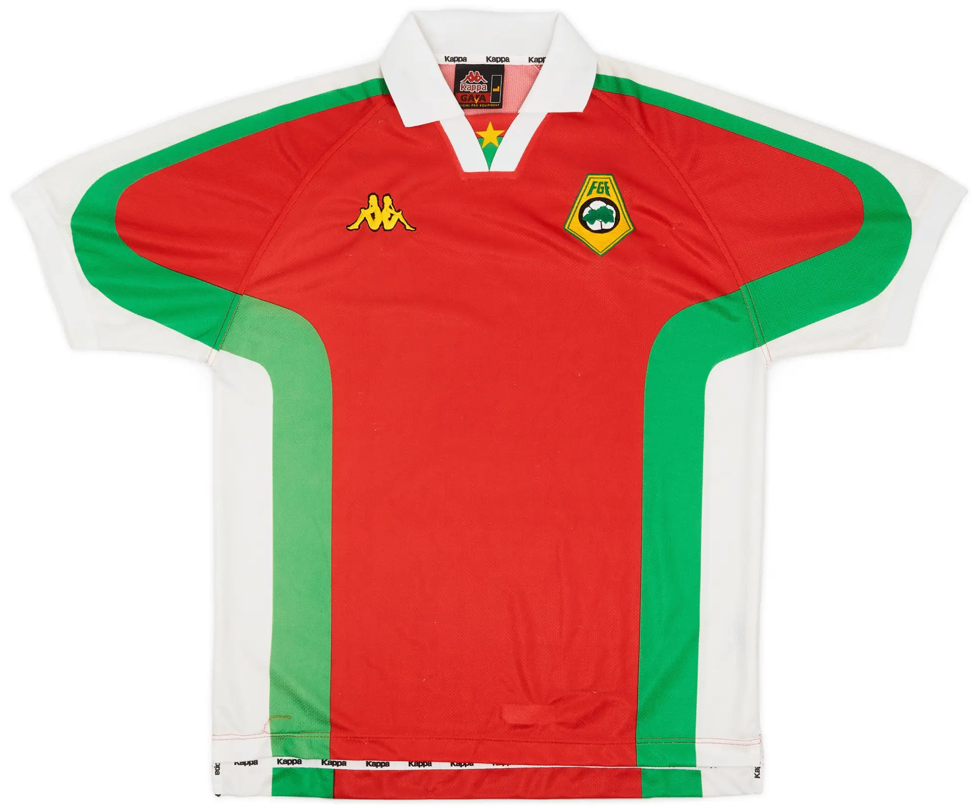 Kappa 2000-01 Guinea Home Shirt - 9/10 - (L)