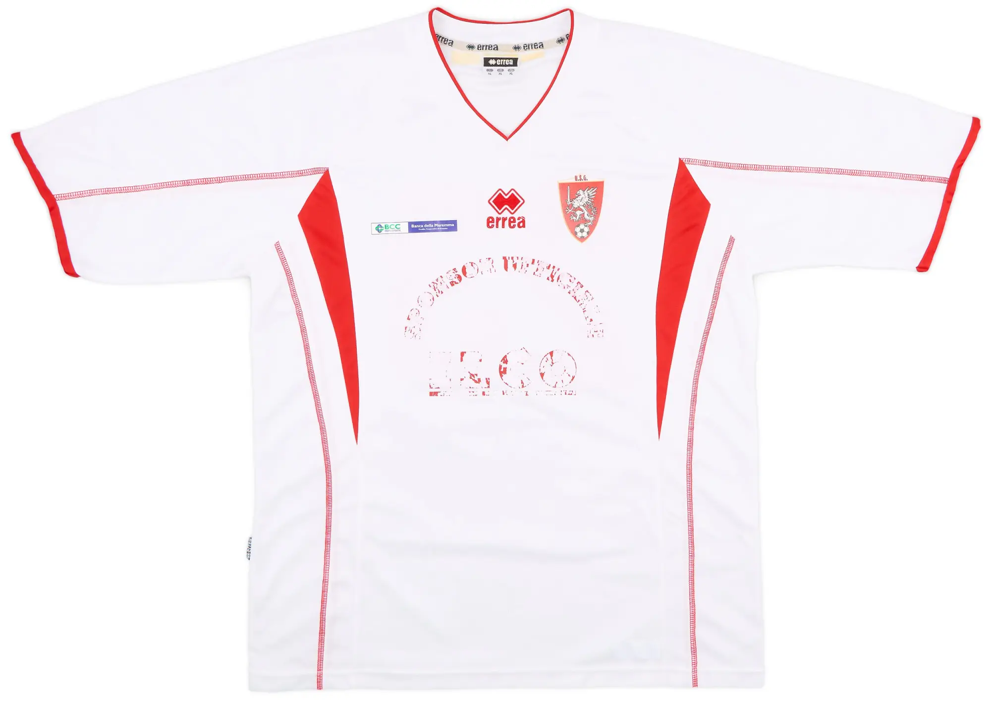 Errea 2000s US Grosseto Away Shirt #23 - 4/10 - (XL)