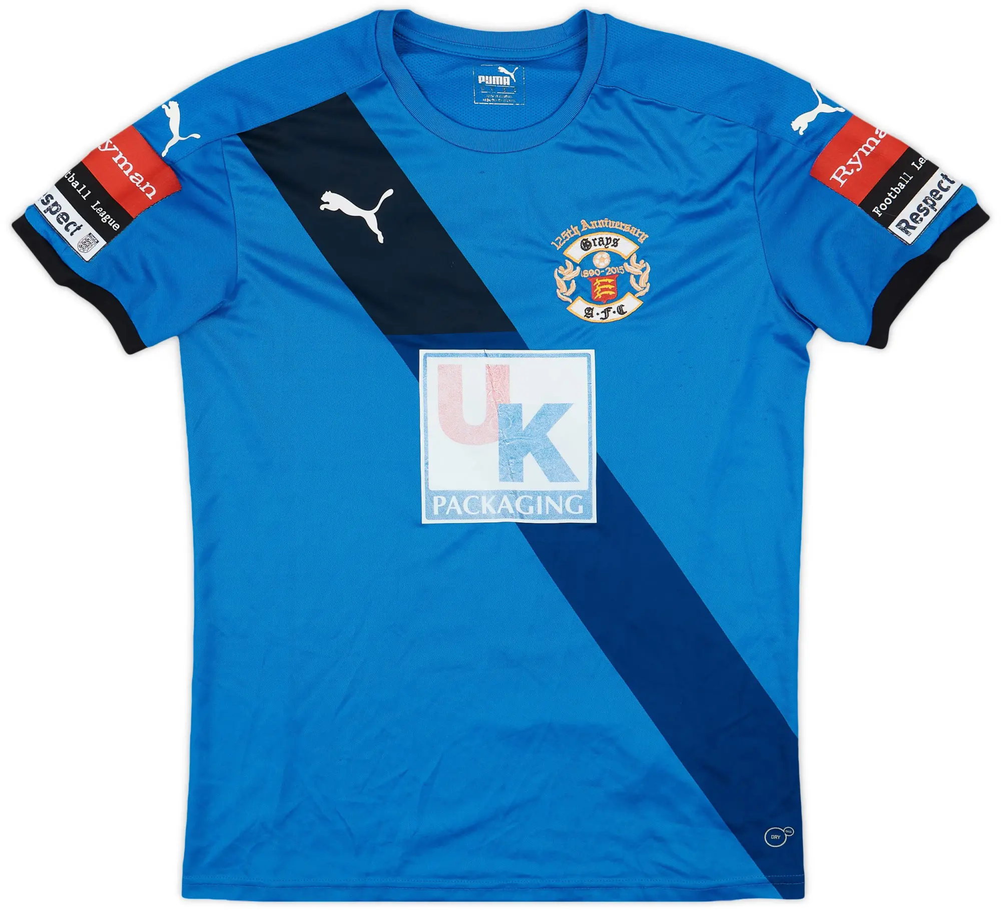 Puma 2015-16 Grays Athletic Home Shirt #8 - 6/10 - (M)