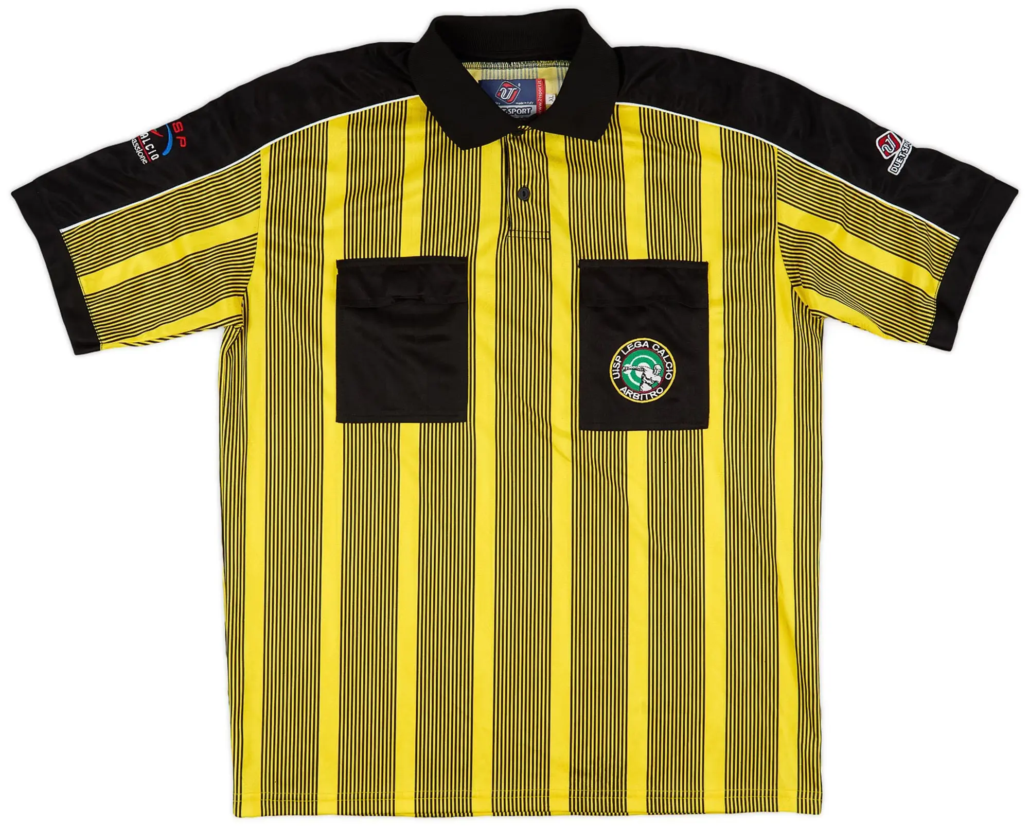 Diadora 1990s Lega Calcio Due T Sport Referee Shirt - 10/10 - (XL)