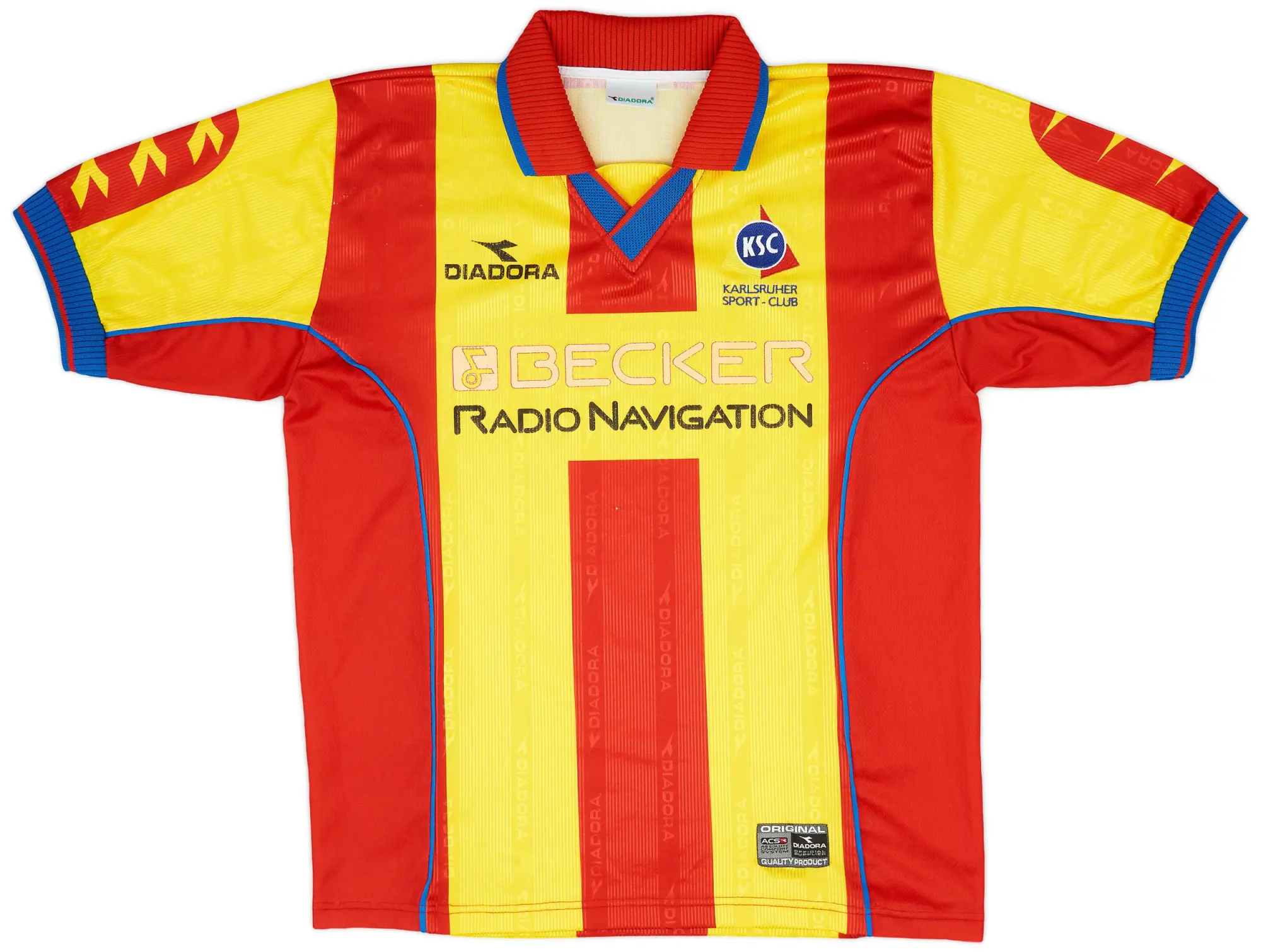 Diadora 1999-00 Karlsruhe Third Shirt - 6/10 - (XXL)