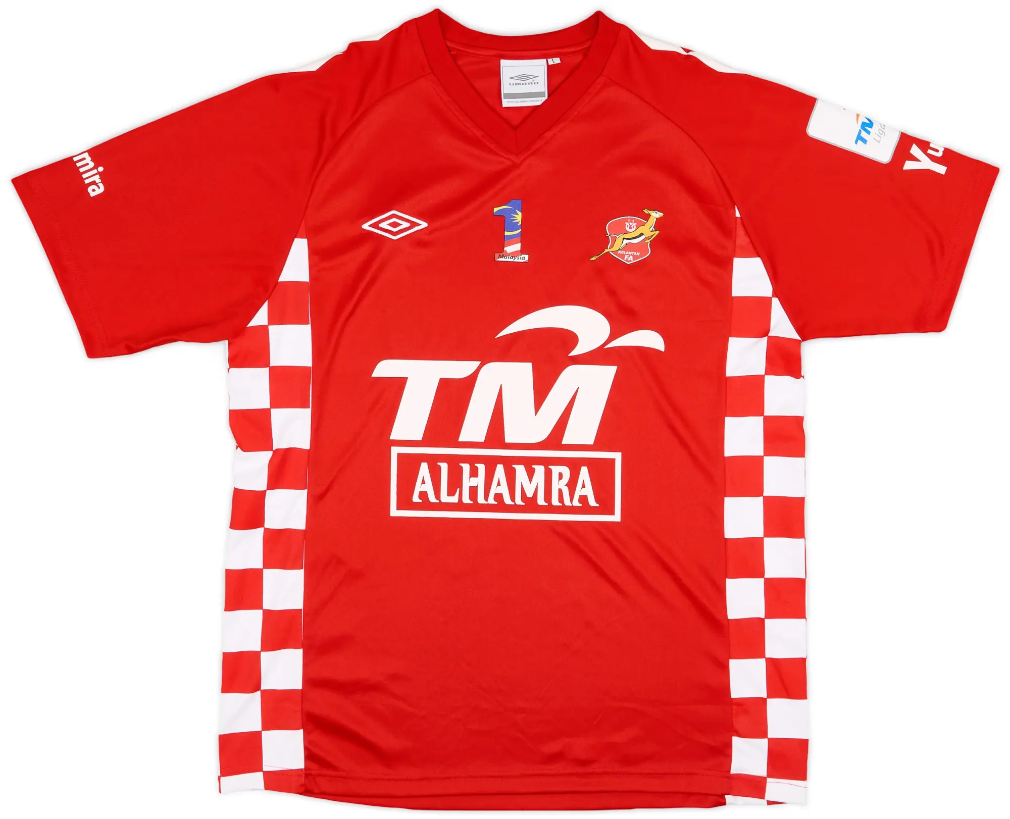 Umbro 2010 Kelantan Home Shirt - 9/10 - (L)