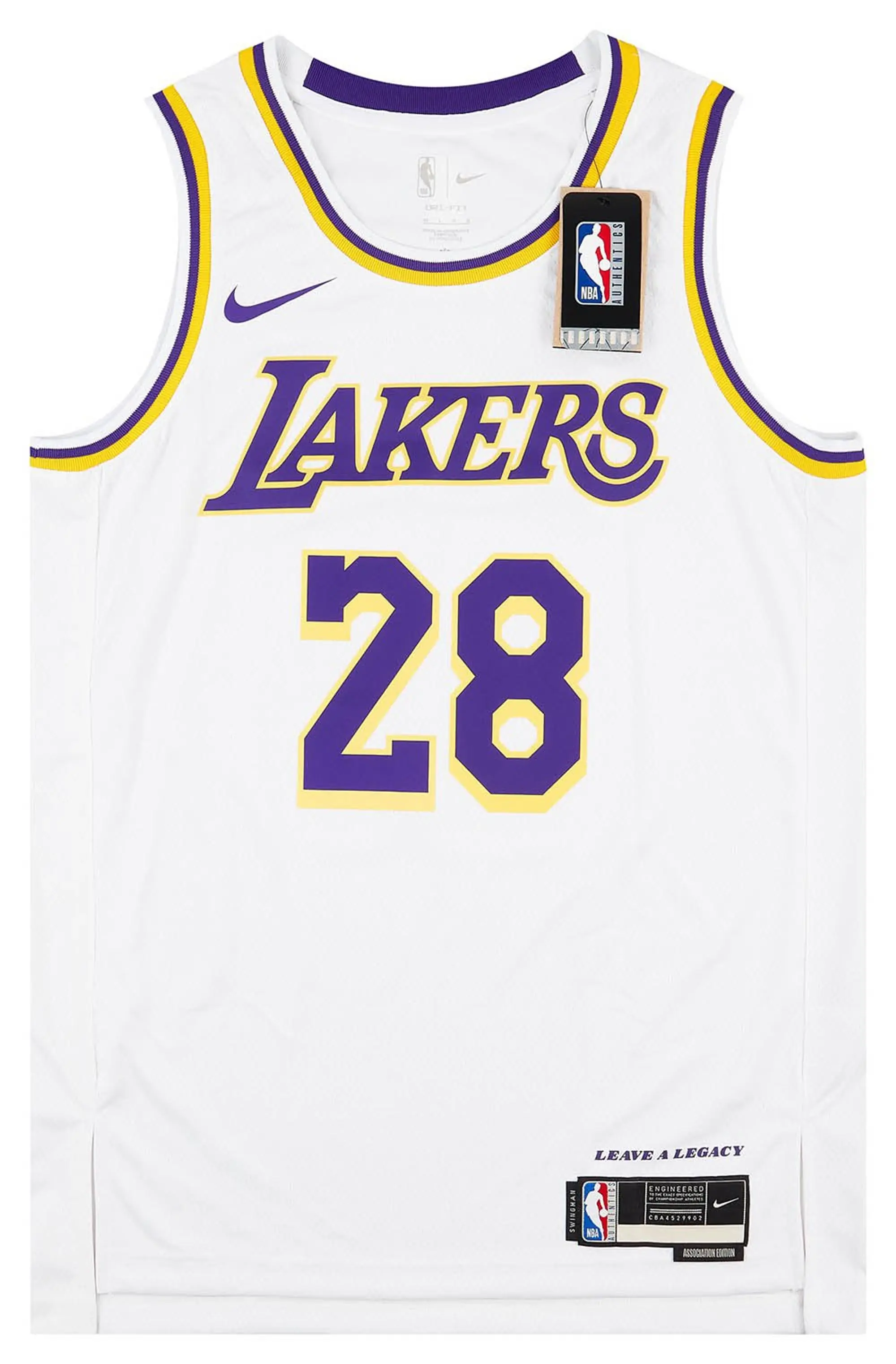 2023 LA Lakers Hachimura #28 Nike Swingman Home Jersey (L)
