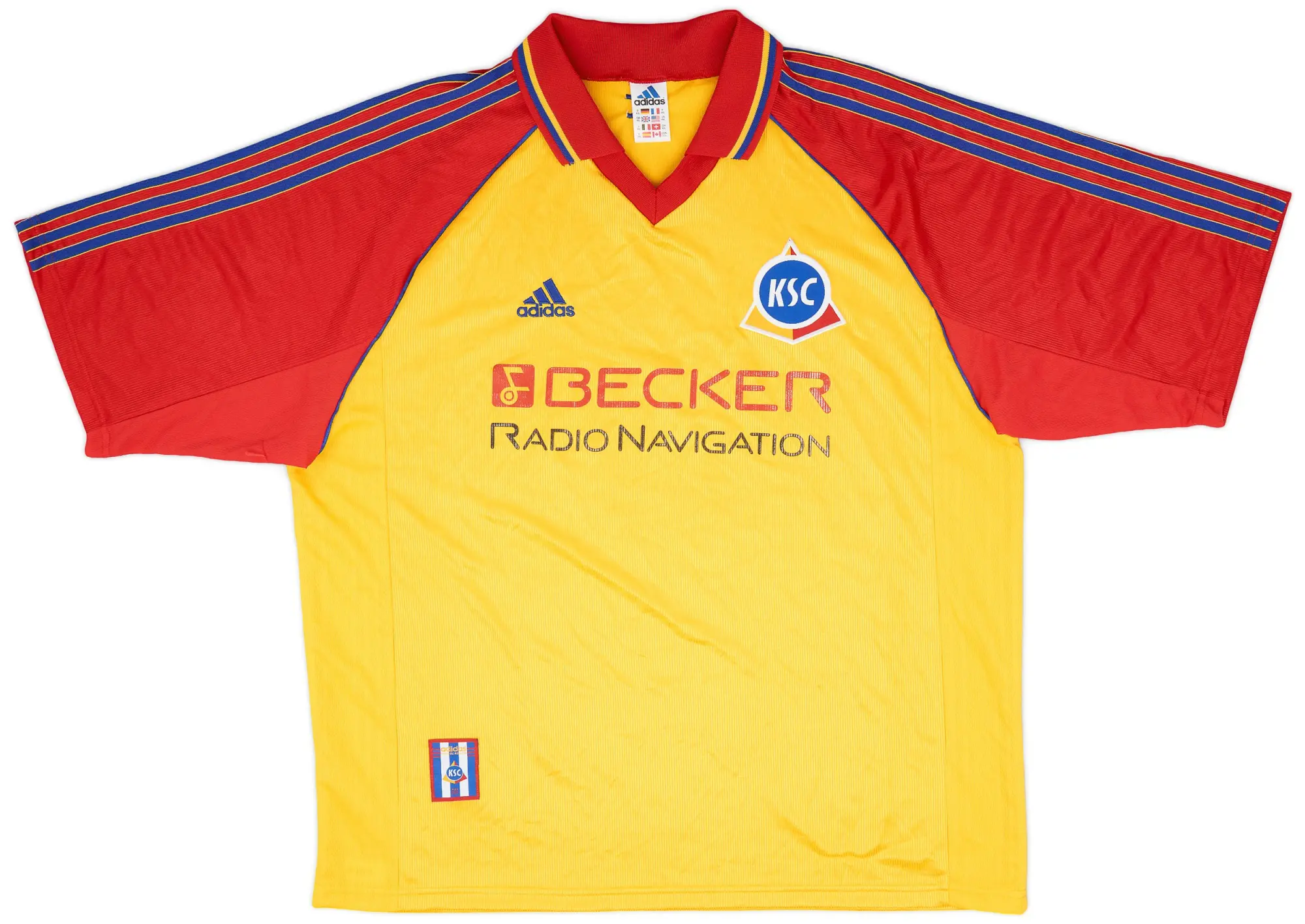 adidas 1998-99 Karlsruhe Away Shirt - 8/10 - (XXL)