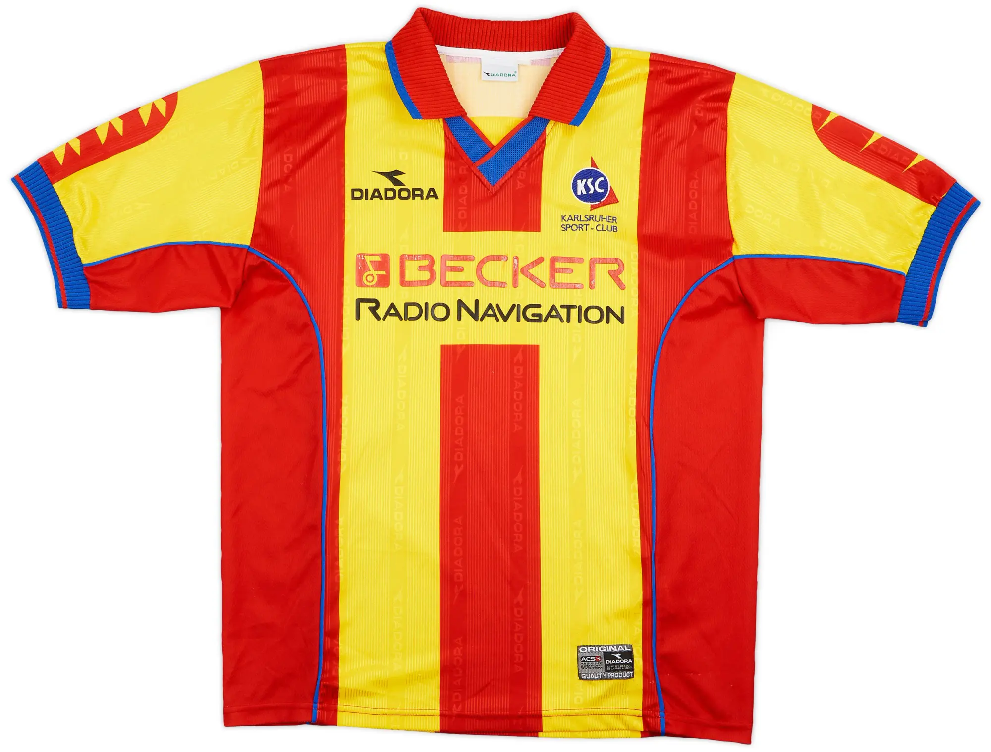 Diadora 1999-00 Karlsruhe Third Shirt - 8/10 - (XXL)