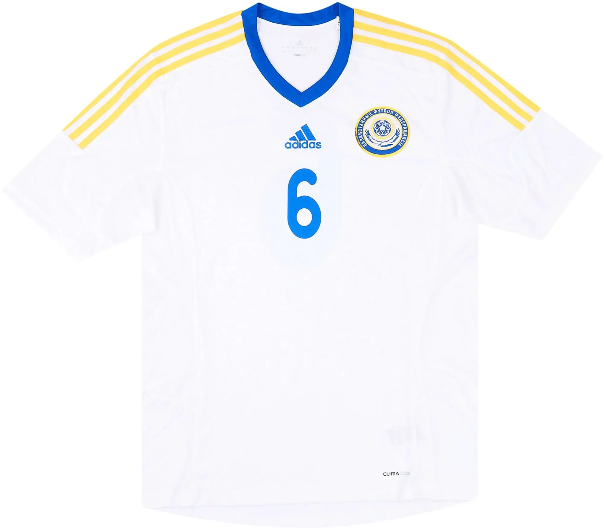 adidas 2014-15 Kazakhstan Third Shirt #6 - 7/10 - (M)