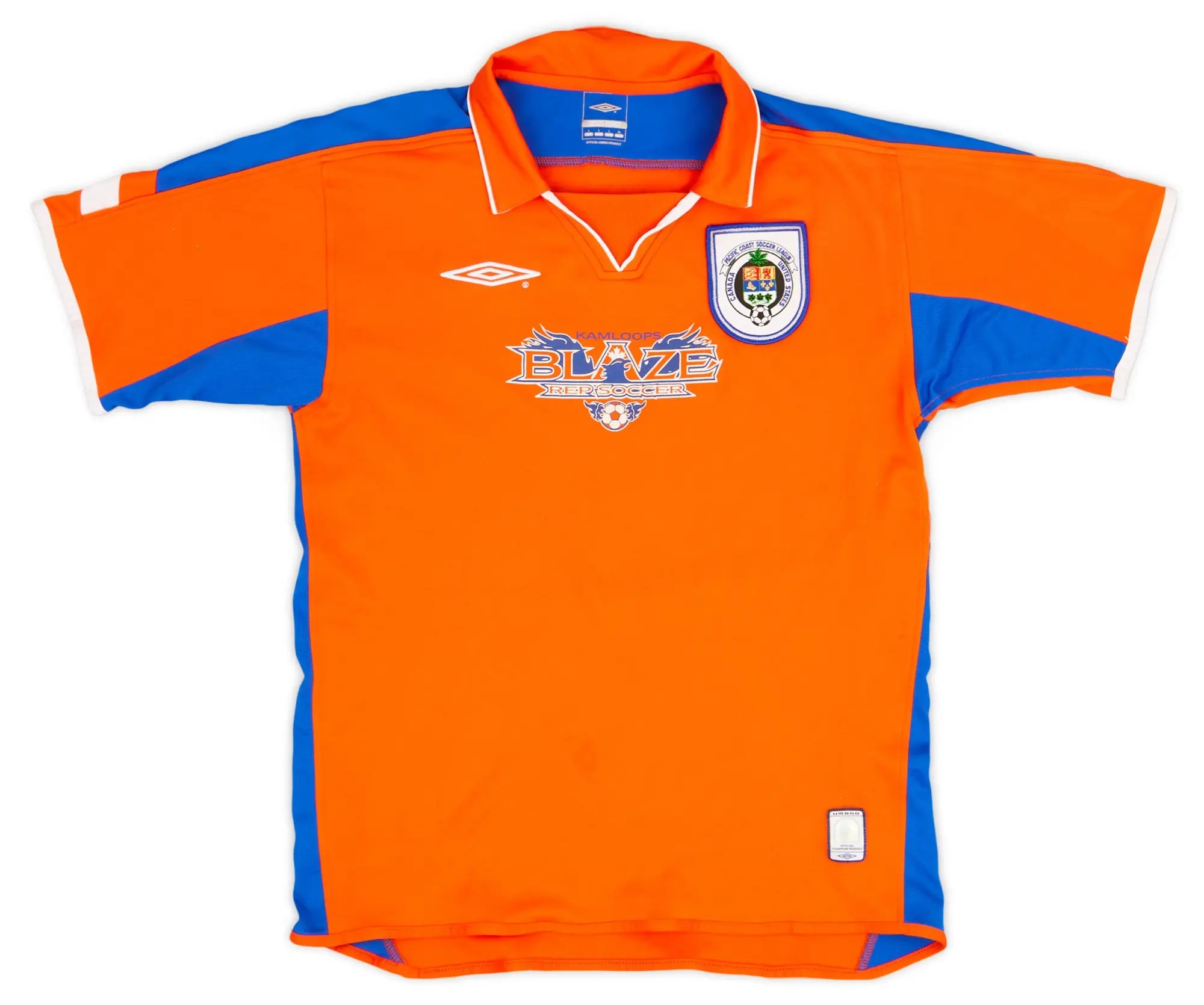 Umbro 2000s Kamloops Blaze Home Shirt #8 - 7/10 - (L)