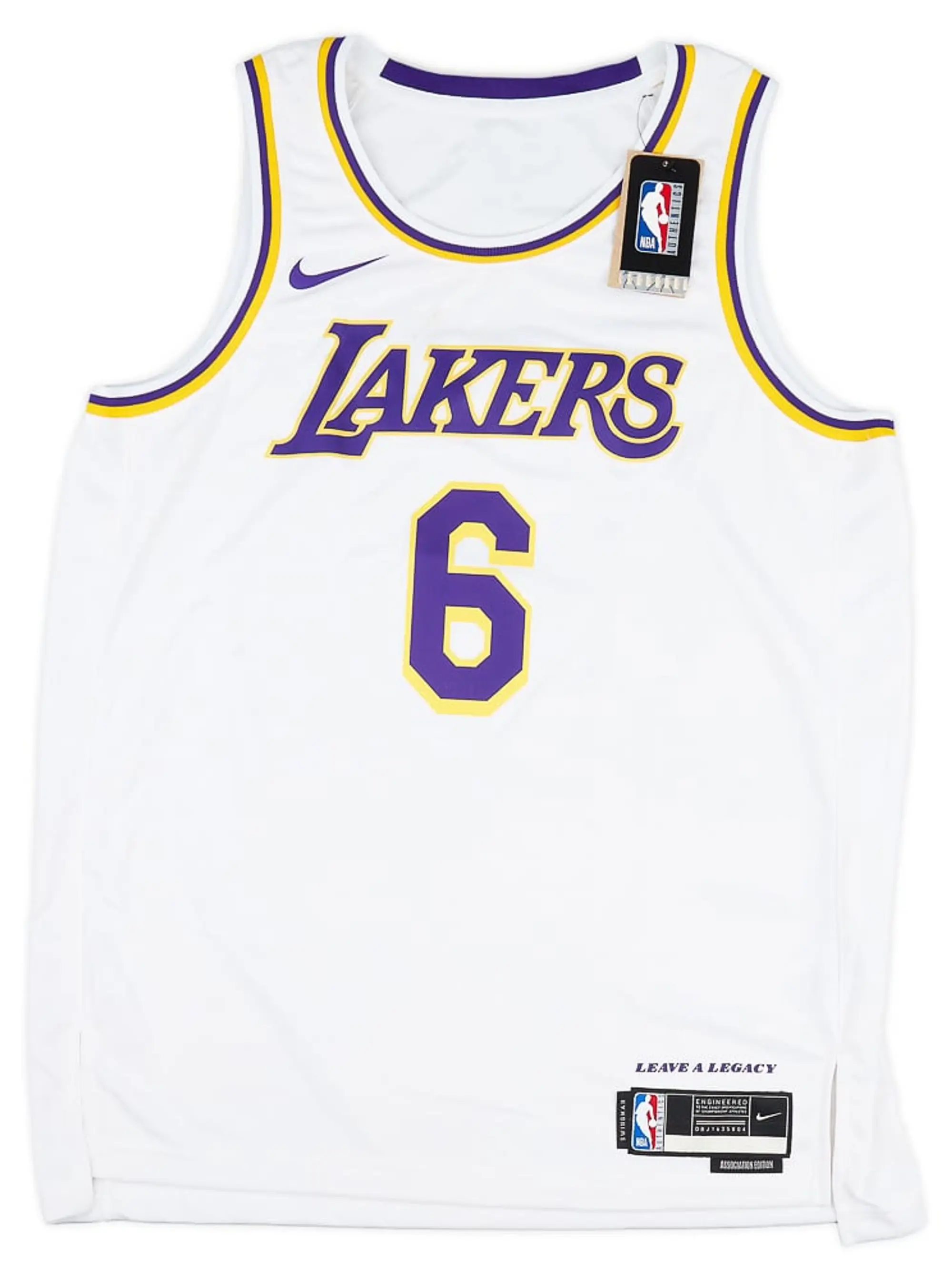 2021-23 LA Lakers James #6 Nike Swingman Home Jersey (L)