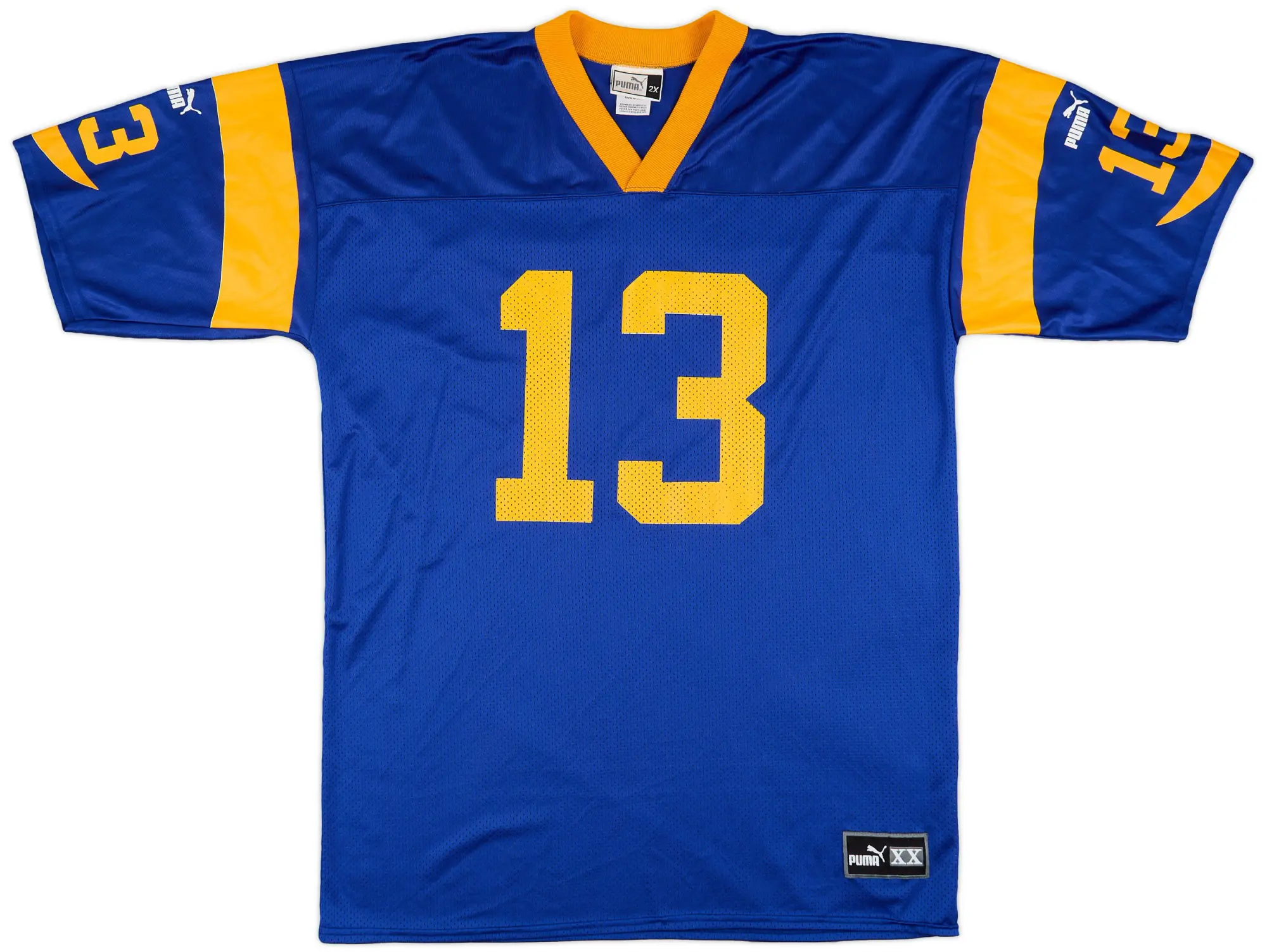 1998-99 St. Louis Rams Warner #13 Puma Home Jersey (Very Good) XXL