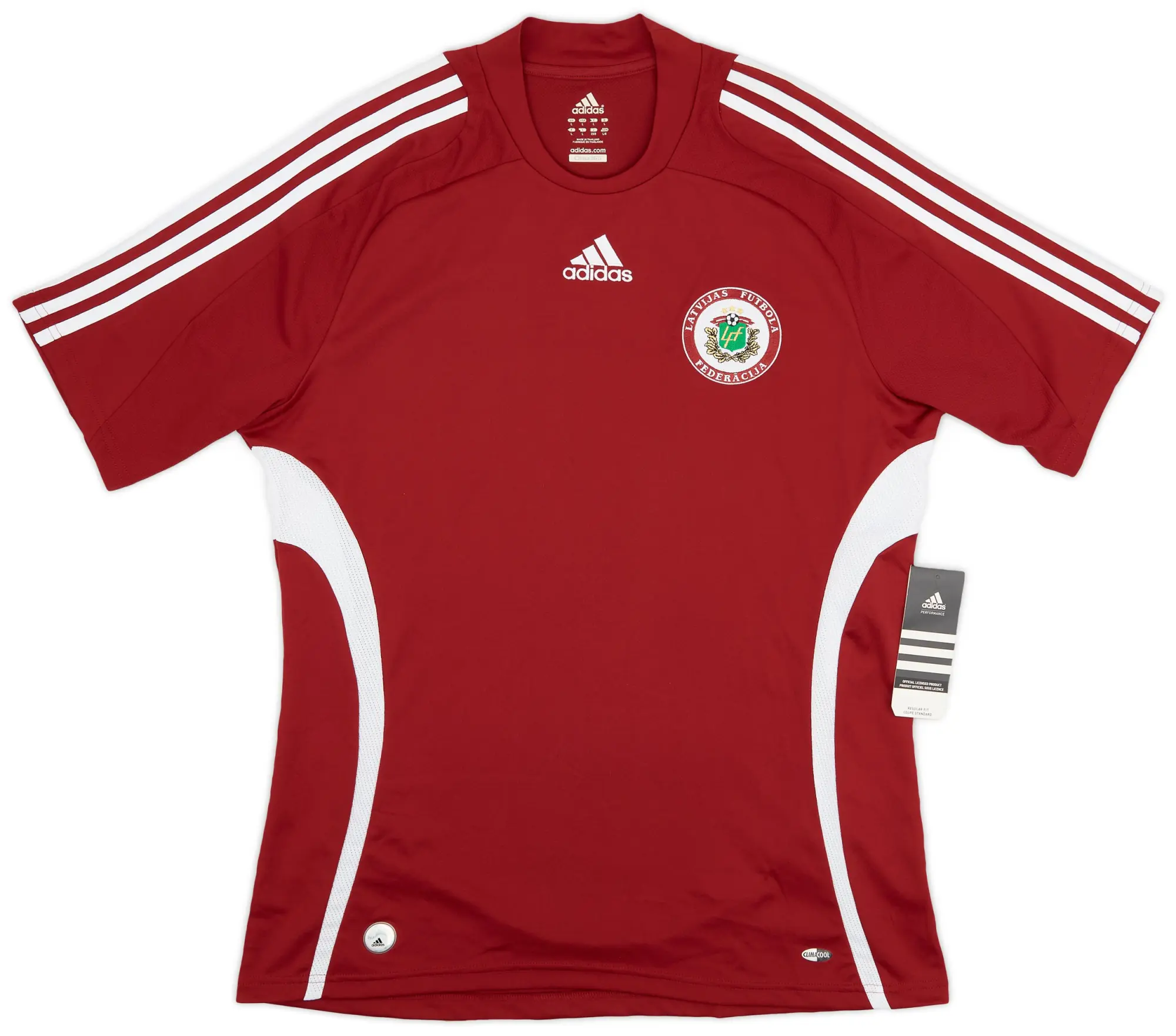 adidas 2008-10 Latvia Home Shirt (L)