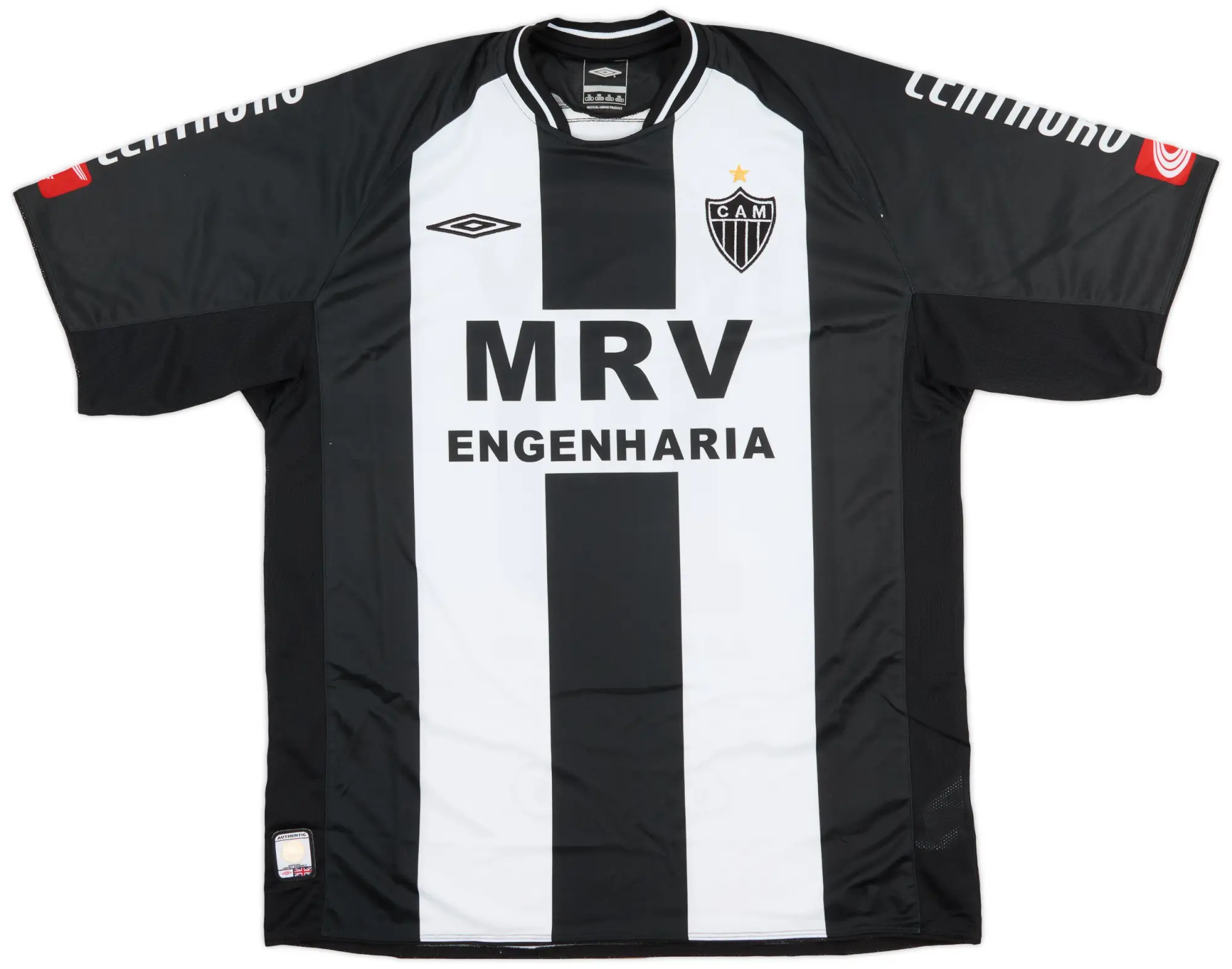 Umbro 2004 Atletico Mineiro Alternate Home Shirt #10 - 9/10 - (XL)