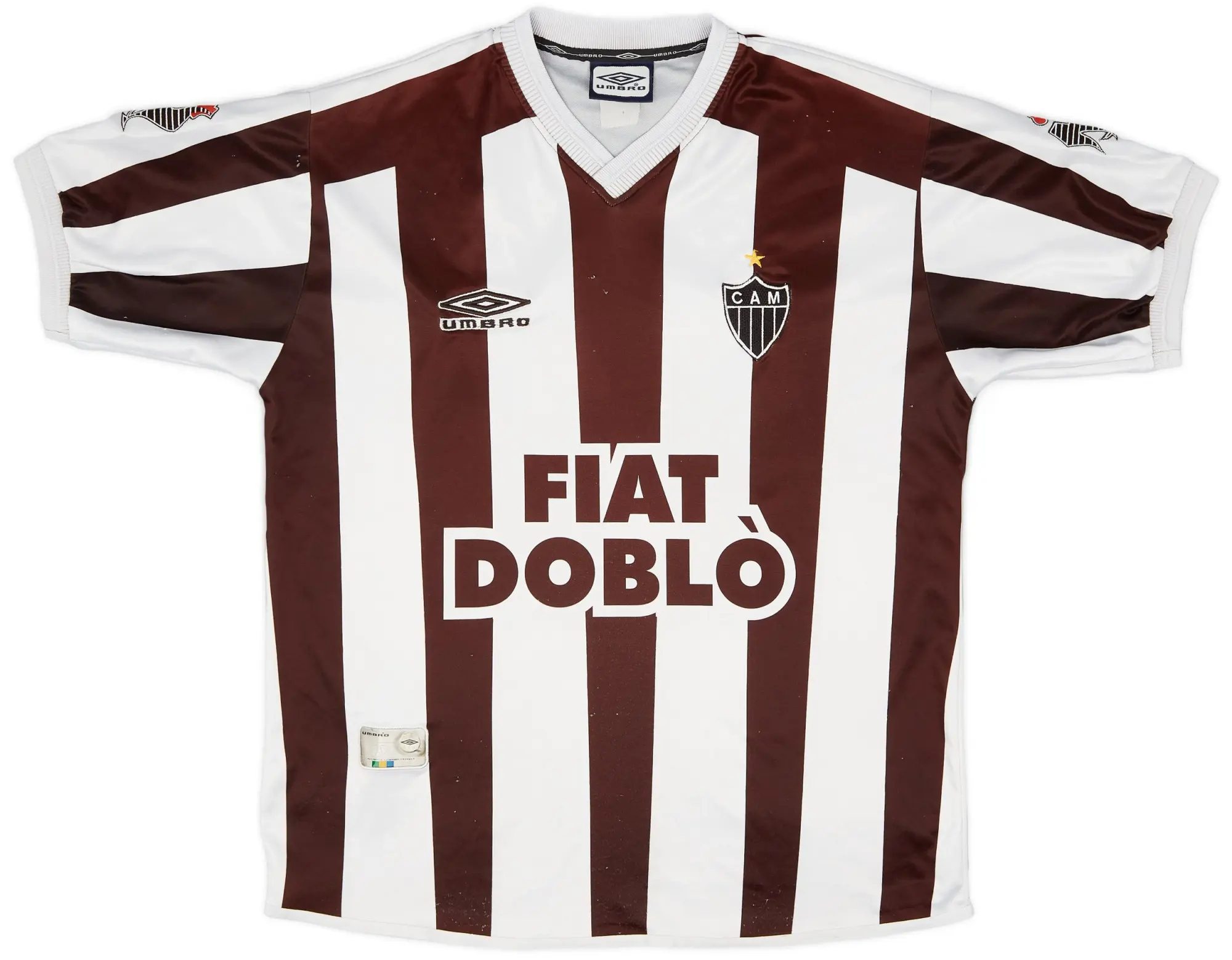 Umbro 2002 Atletico Mineiro Home Shirt #7 - 7/10 - (L)