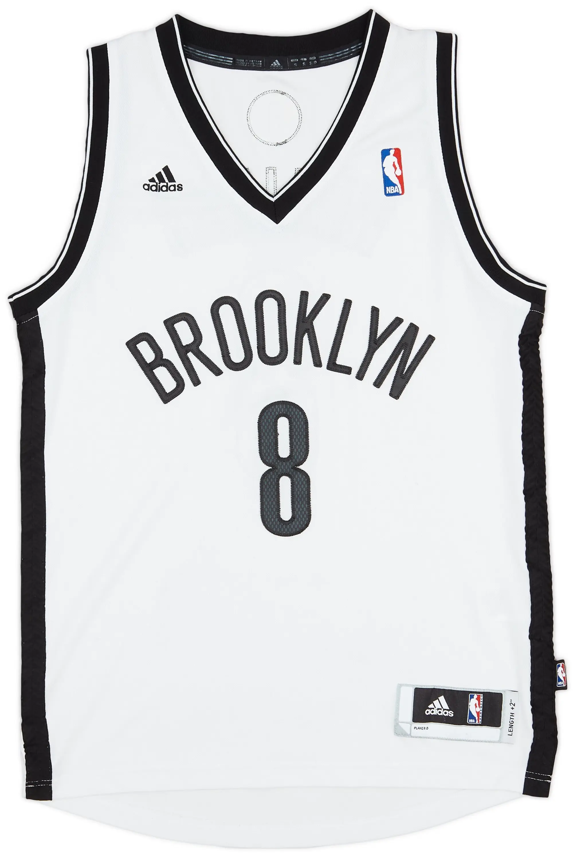 2012-14 Brooklyn Nets Williams #8 adidas Swingman Home Jersey - 8/10 - (S)