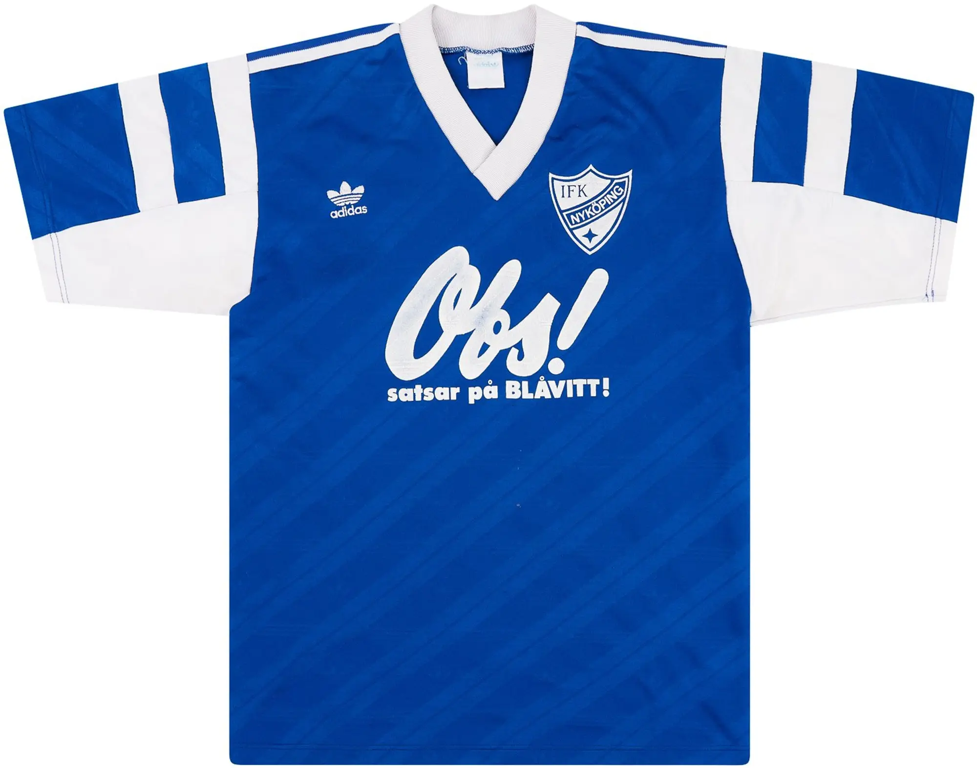 adidas 1986 IFK Nykoping Match Issue Away Shirt #11