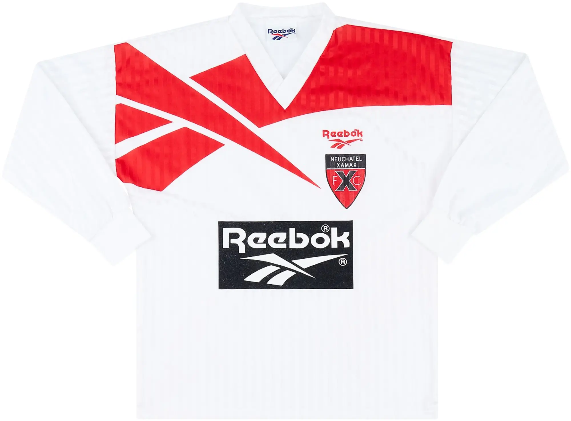 Reebok 1993-94 Neuchatel Xamax Away L/S Shirt - 8/10 - (S)