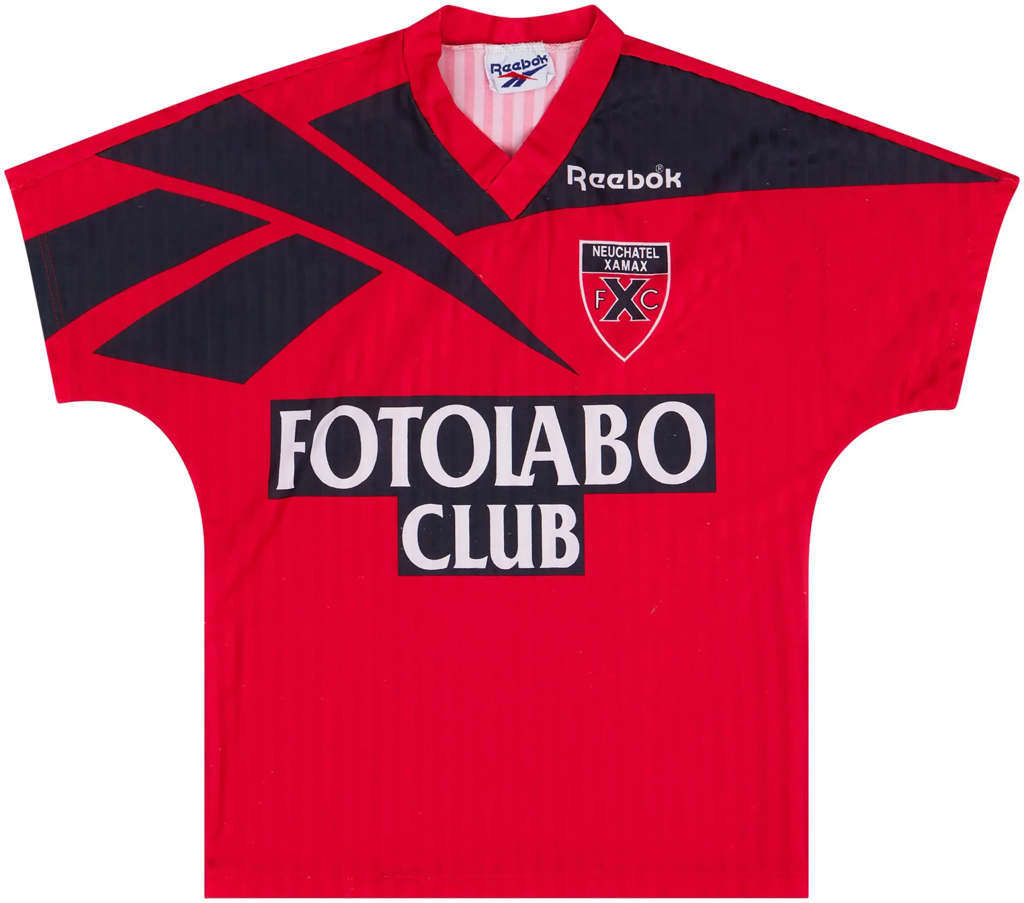 Reebok 1993-94 Neuchatel Xamax Home Shirt - 9/10 - (XS)