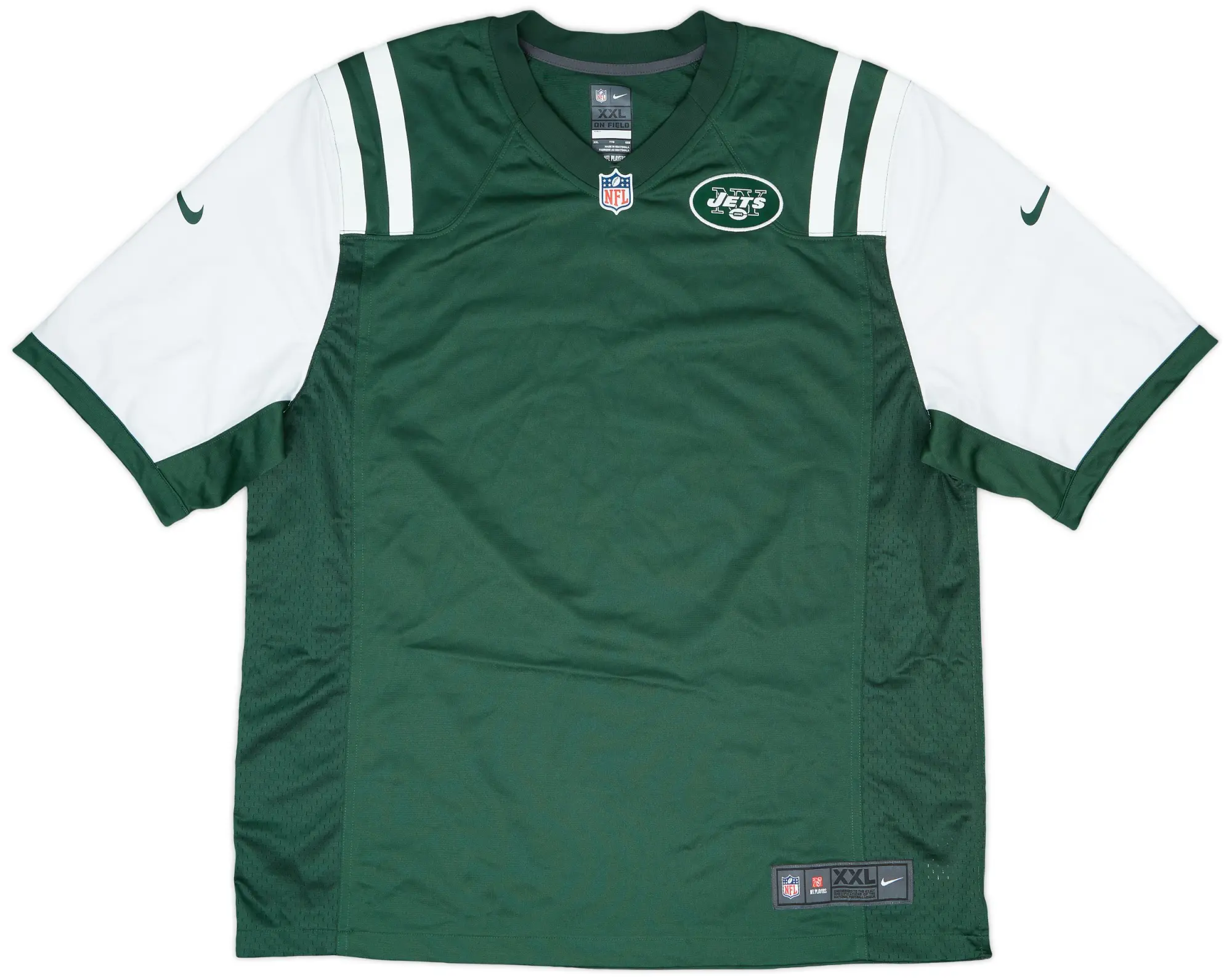 2012-18 New York Jets Nike Game Home Jersey - 10/10 - (XXL)
