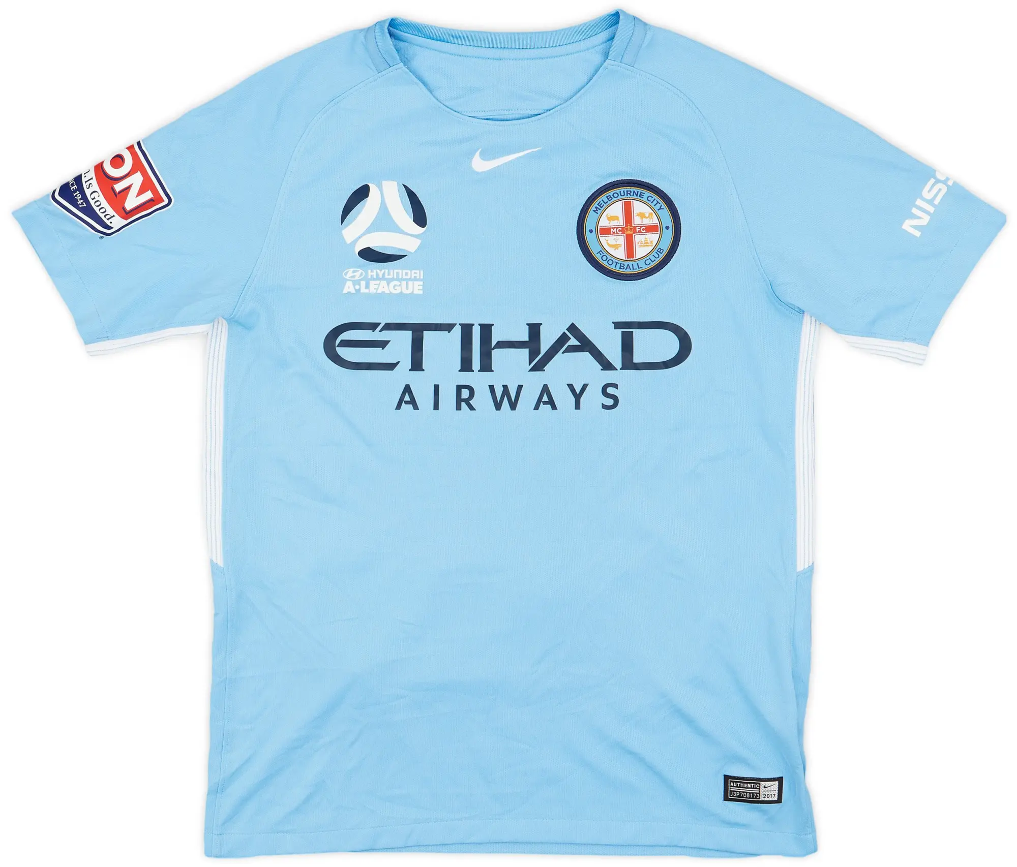 Nike 2017-18 Melbourne City Home Shirt - 8/10 - (XL)
