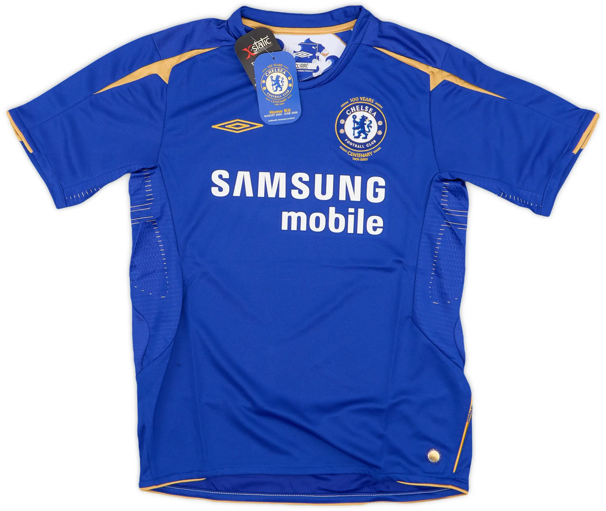 Umbro 2005-06 Chelsea Centenary Home Shirt (M.Boys)