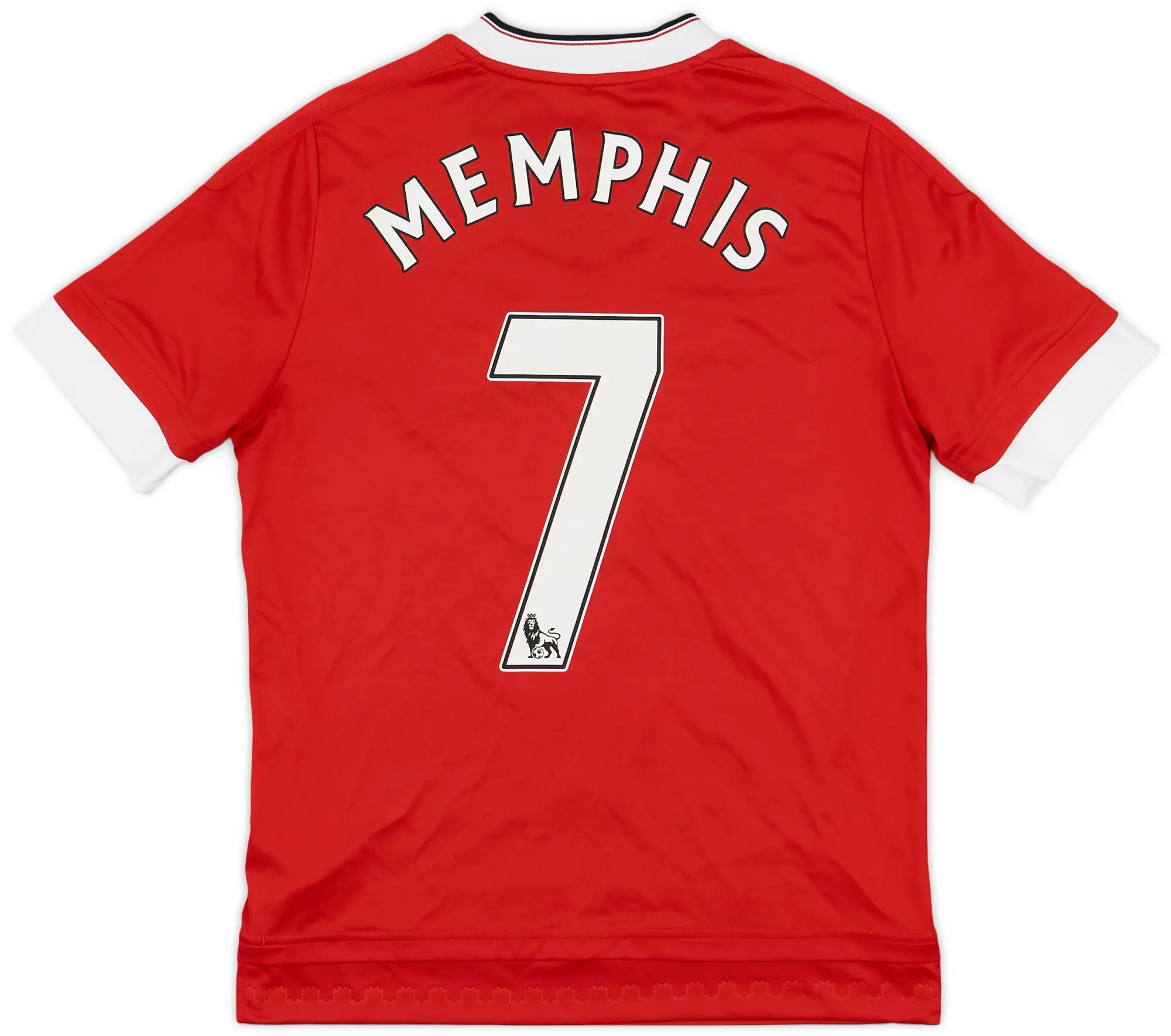 adidas 2015-16 Manchester United Home Shirt Memphis #7 - 8/10 - (L.Boys)