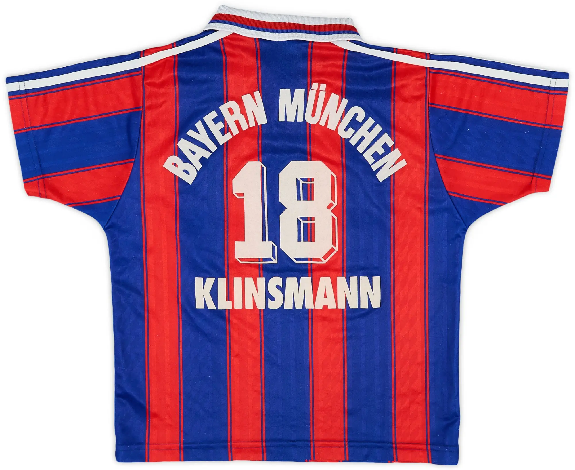 adidas 1995-97 Bayern Munich Home Shirt Klinsmann #18 - 6/10 - (M.Boys)