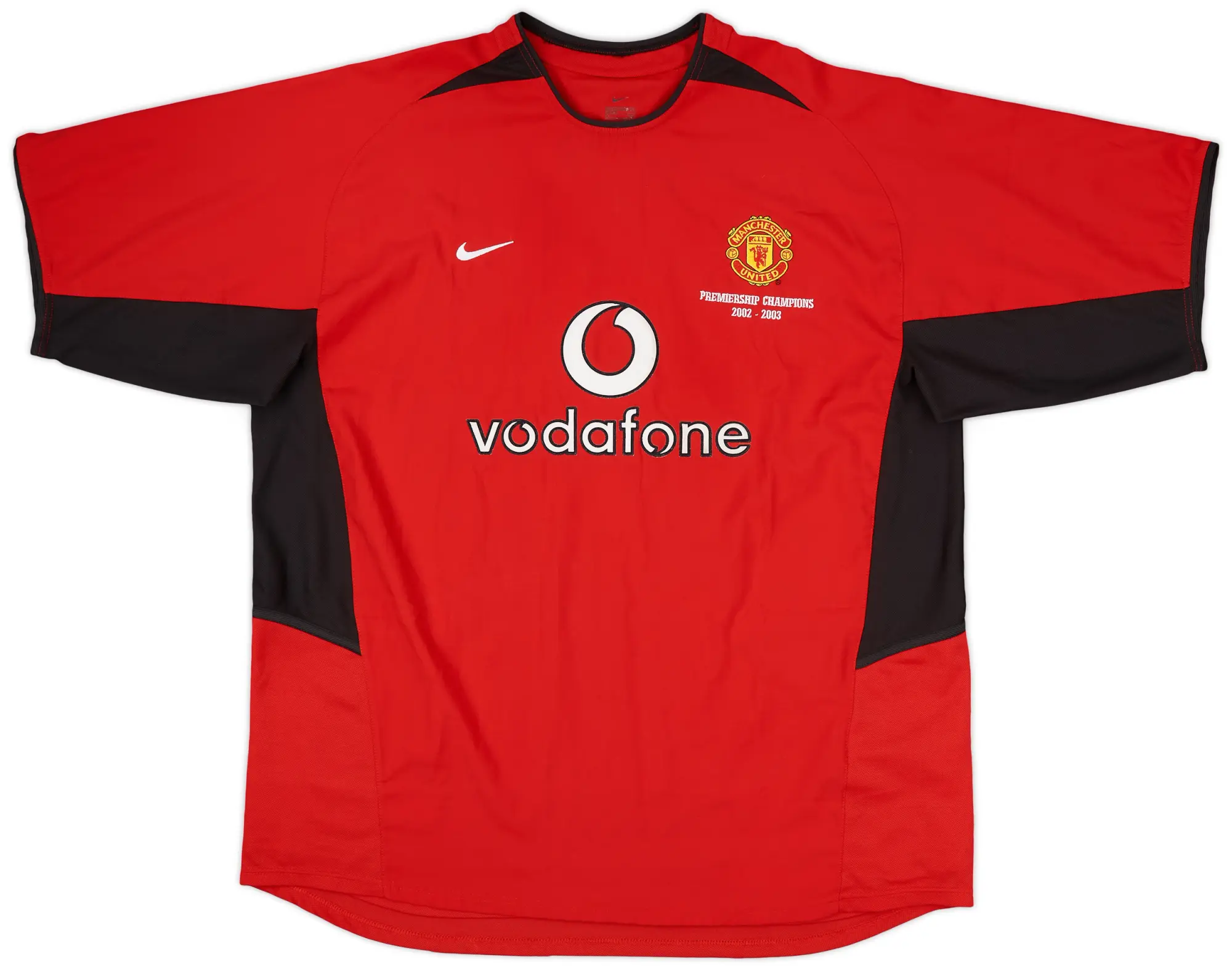 Nike 2002-04 Manchester United Home Shirt - 4/10 - (L)