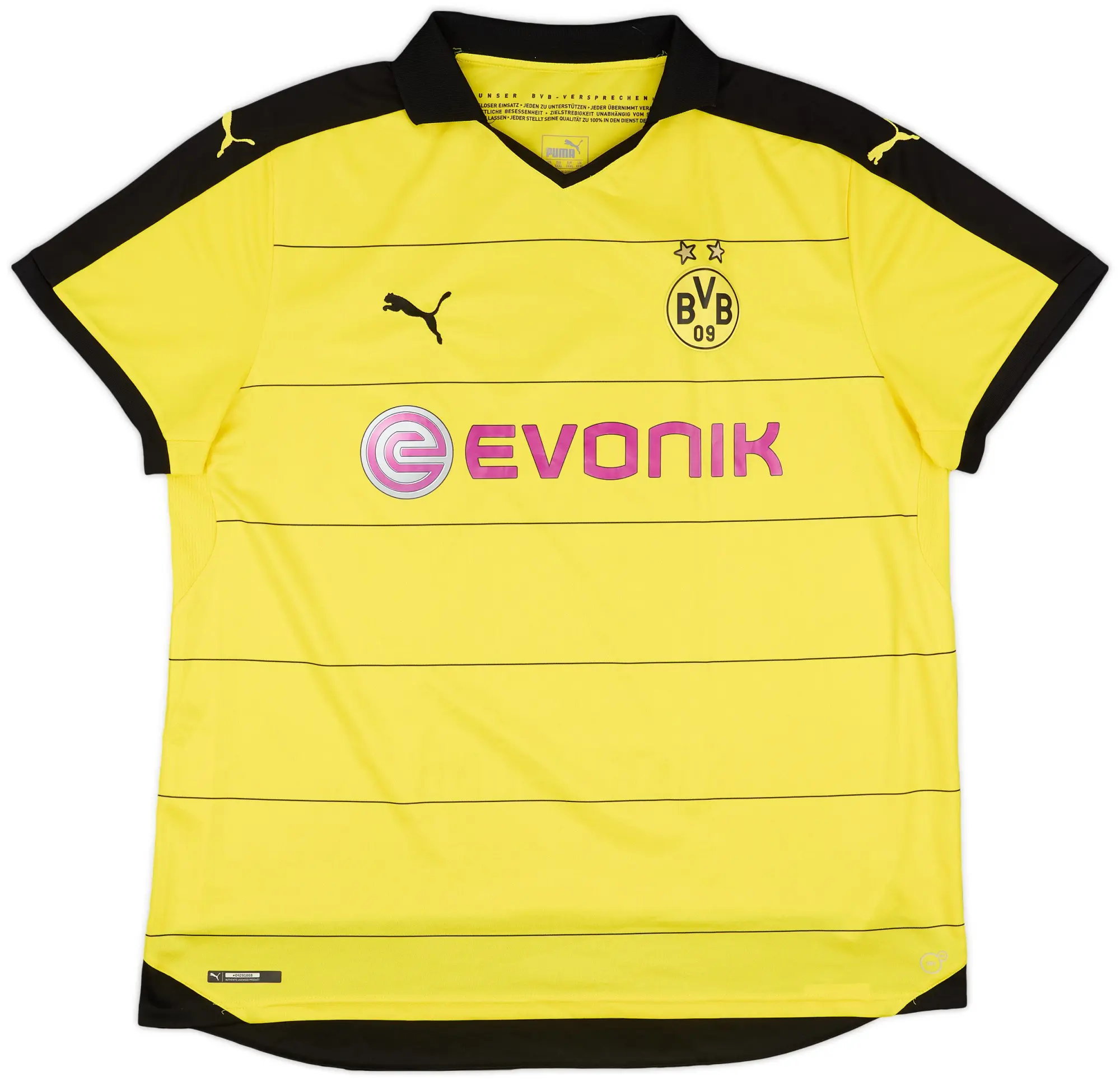 Puma 2015-16 Borussia Dortmund Home Shirt - 9/10 - (3XL)