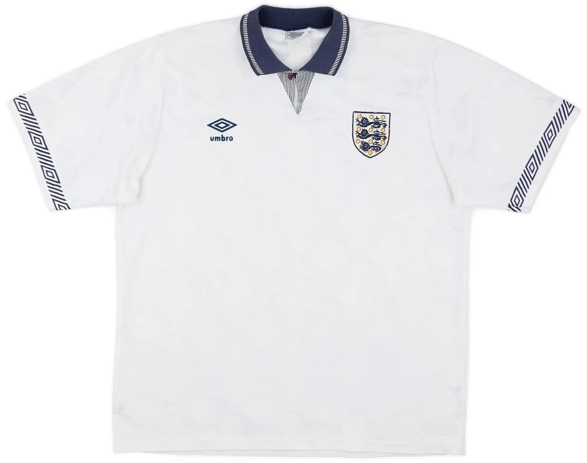 Umbro 1990-92 England Home Shirt - 6/10 - (L)