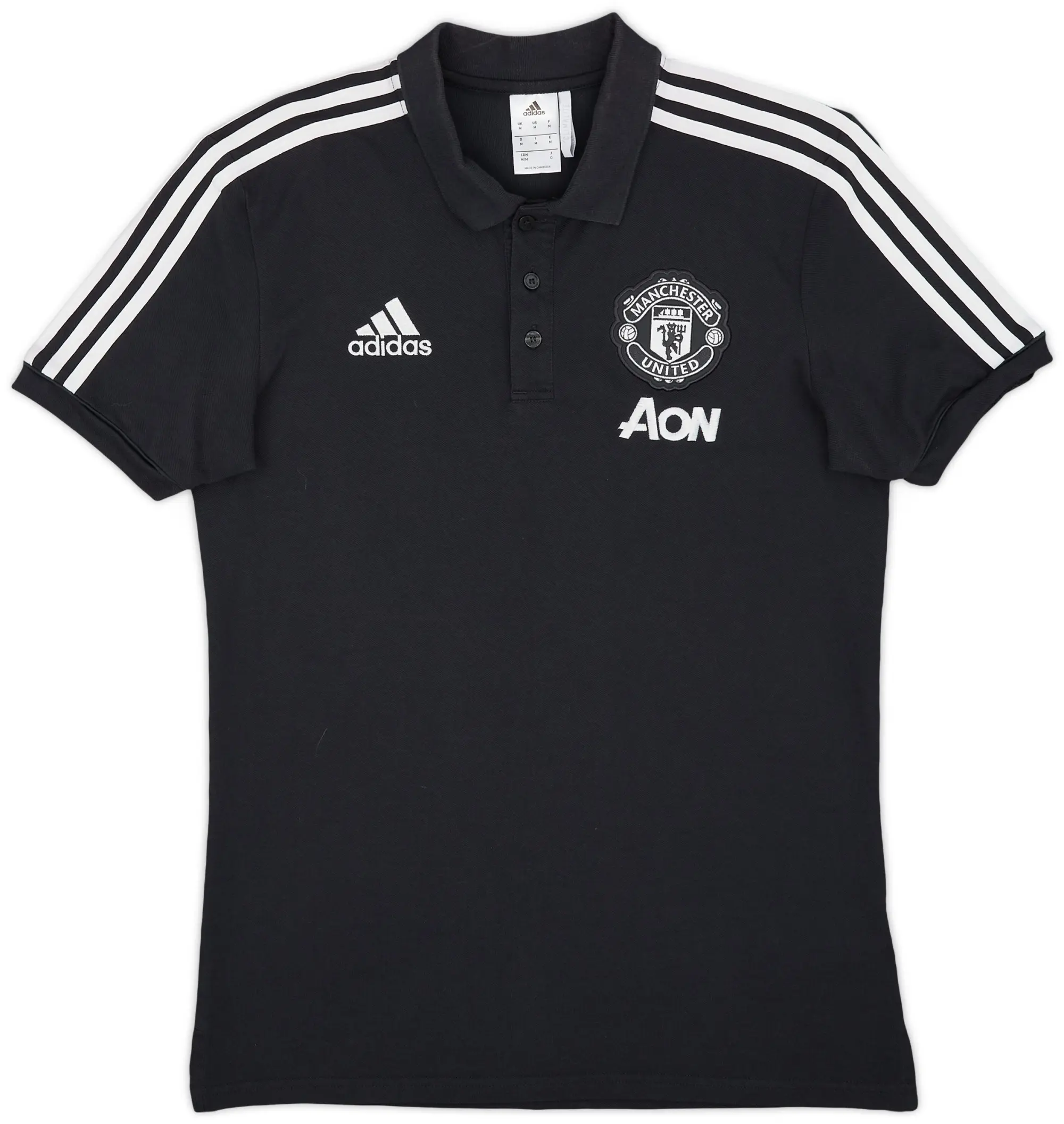 2017-18 Manchester United adidas Polo Shirt - 9/10 - (M)